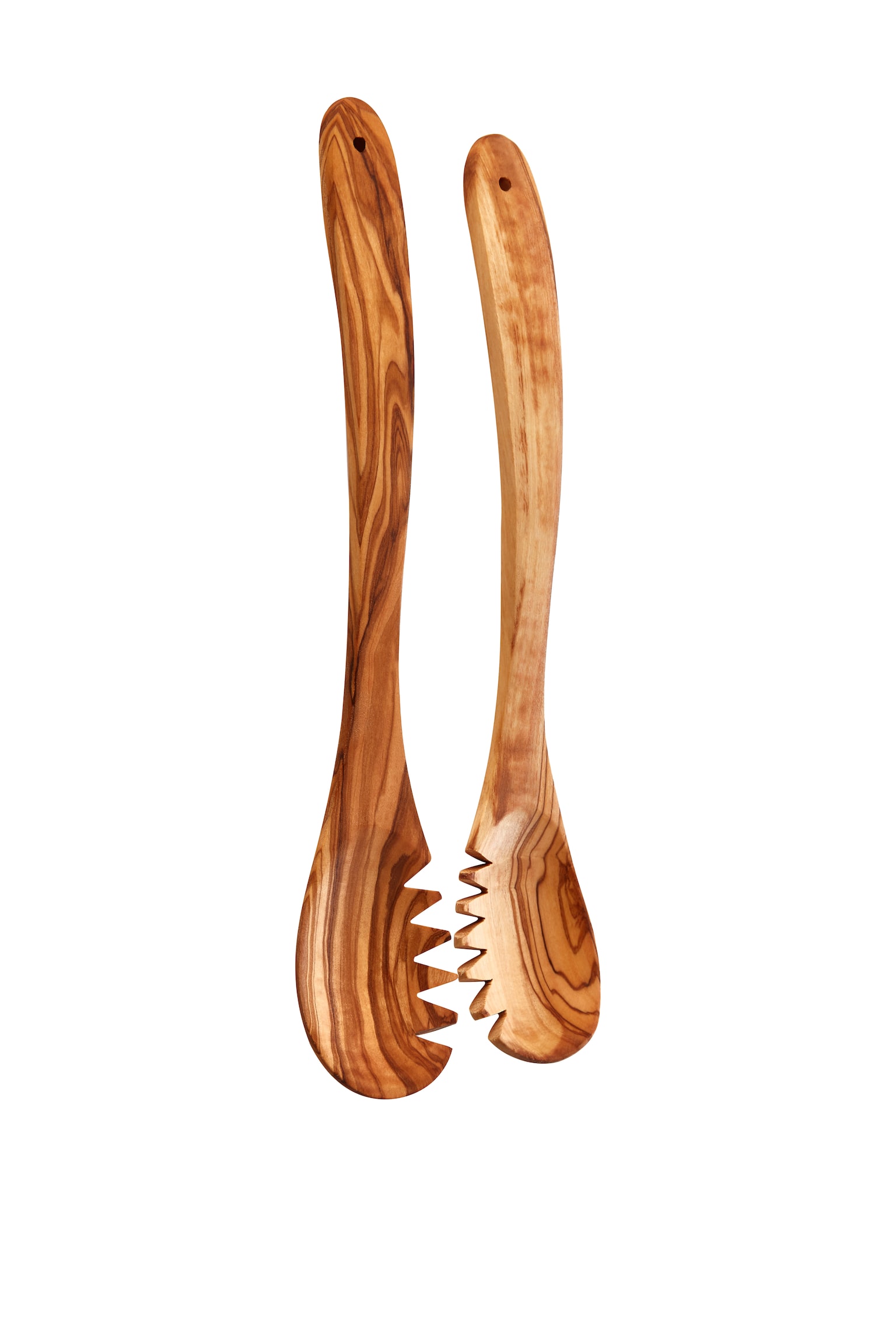 Kora Salad Servers - Wood - 1