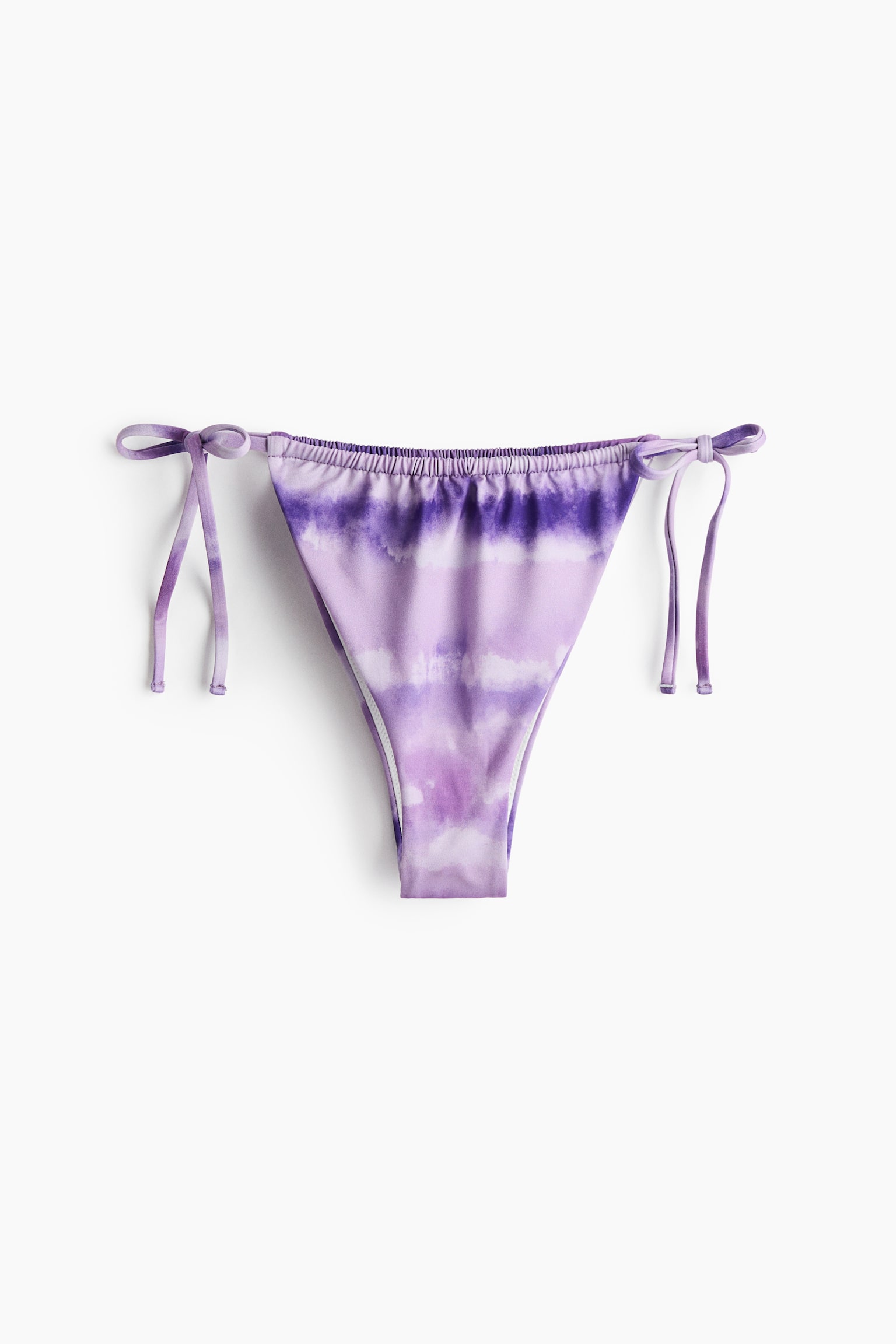 Cheeky Tie-Tanga-Bikinihose - Lila/Blassorange - 1