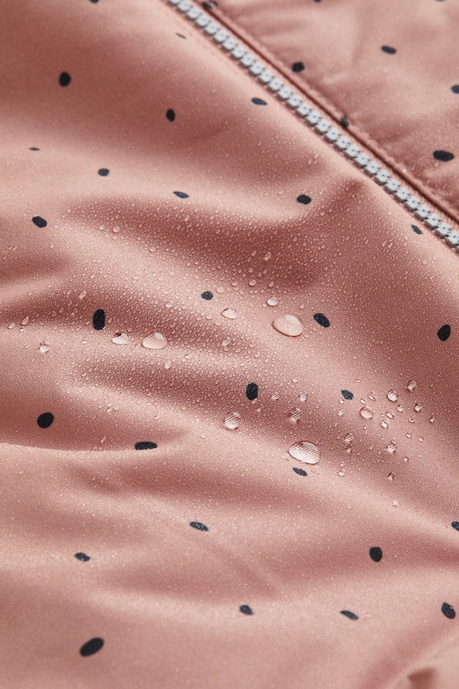 Water-repellent all-in-1 suit - Old rose/Spotted/Old rose/Spotted/Dark blue/Floral/Beige/Leopard-print - 4