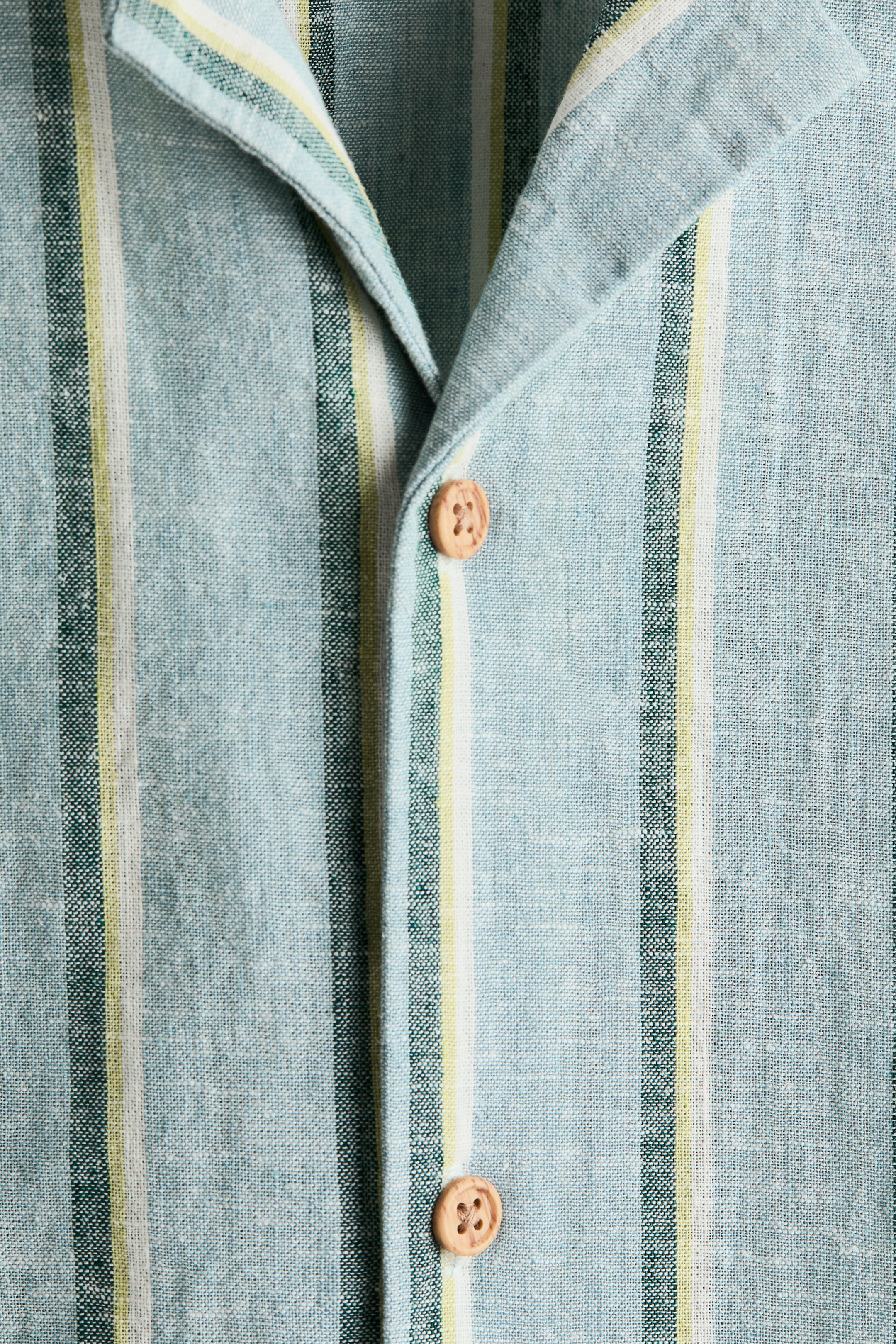 Linen-Blend Resort Shirt