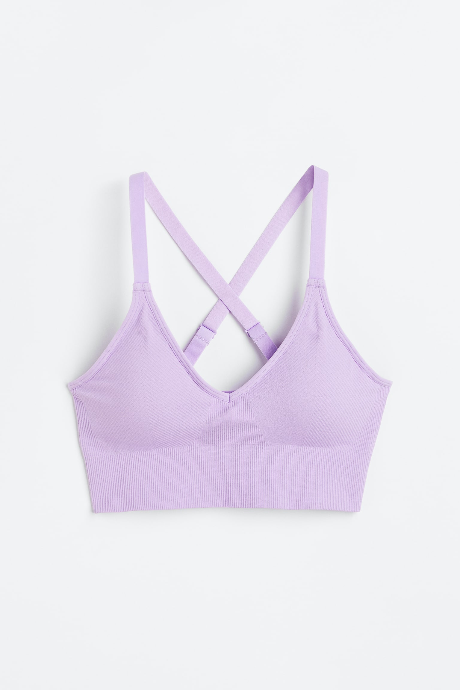 Seamless Medium Support Sports Bra With DryMove™ - Light purple/Truffle grey/Warm grey/White/Black/Light purple/Black/Grey marle/Greige marle/Dusty turquoise/Dusty purple/Dark grey/Black/Dark red