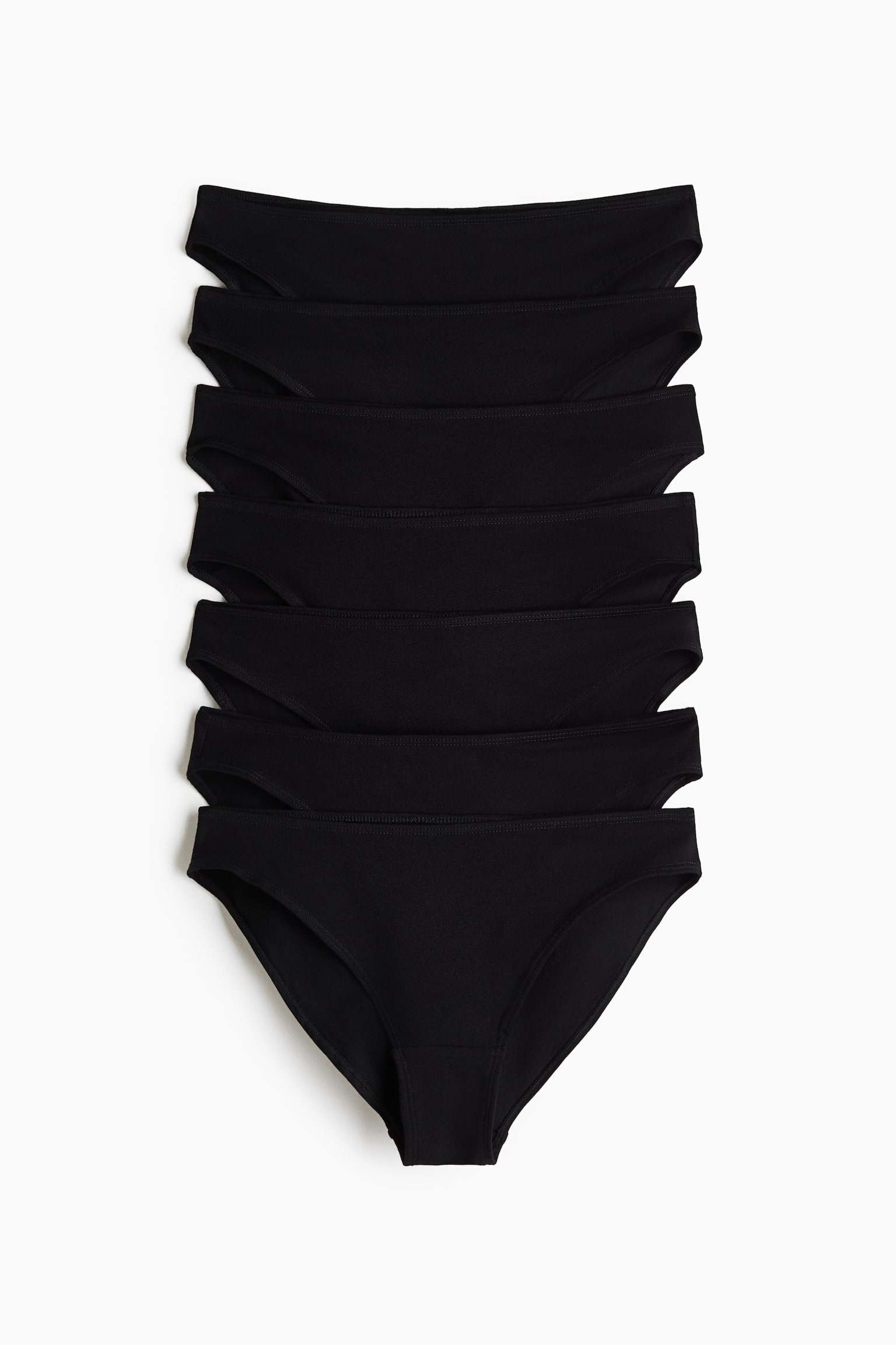 7-Pack Cotton Briefs - Black