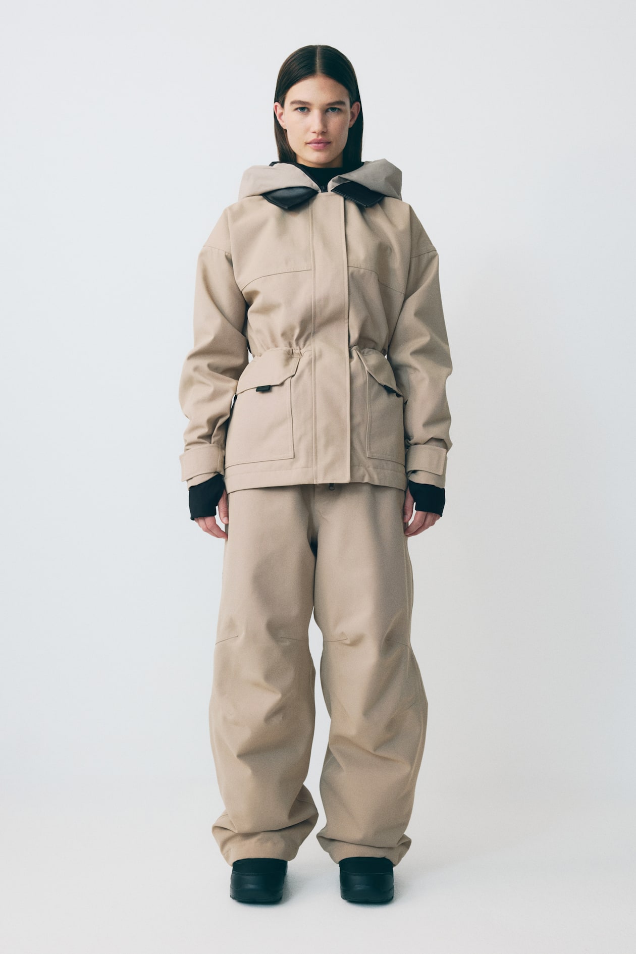 Veste de ski ThermoMove™ avec col - Beige - FEMME | H&M FR