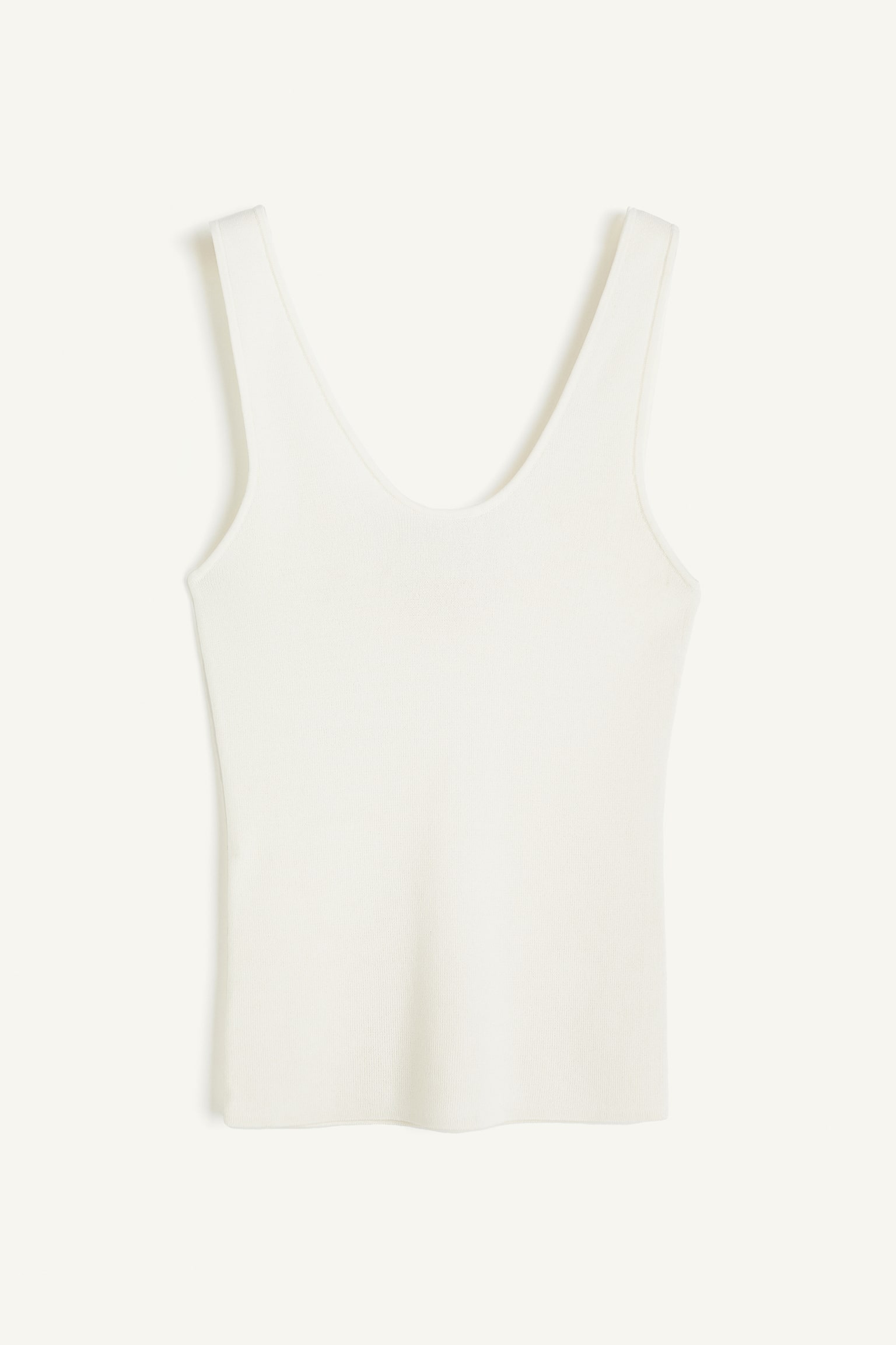 Knit Tank - White/Black/Bright orange/Beige - 2