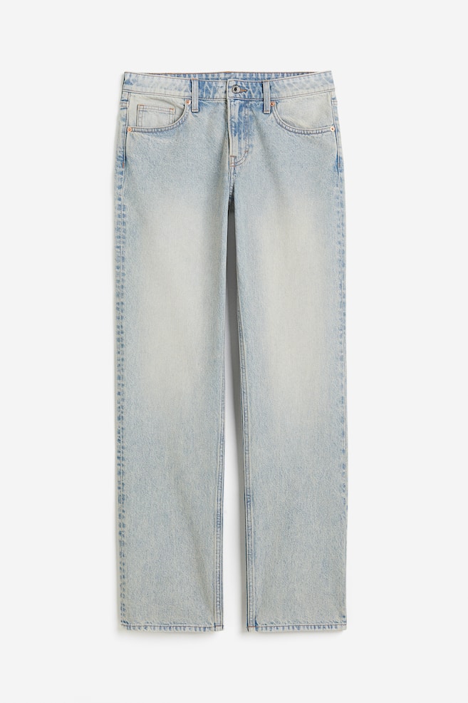 Straight Regular Jeans - Bleek denimblauw - 1