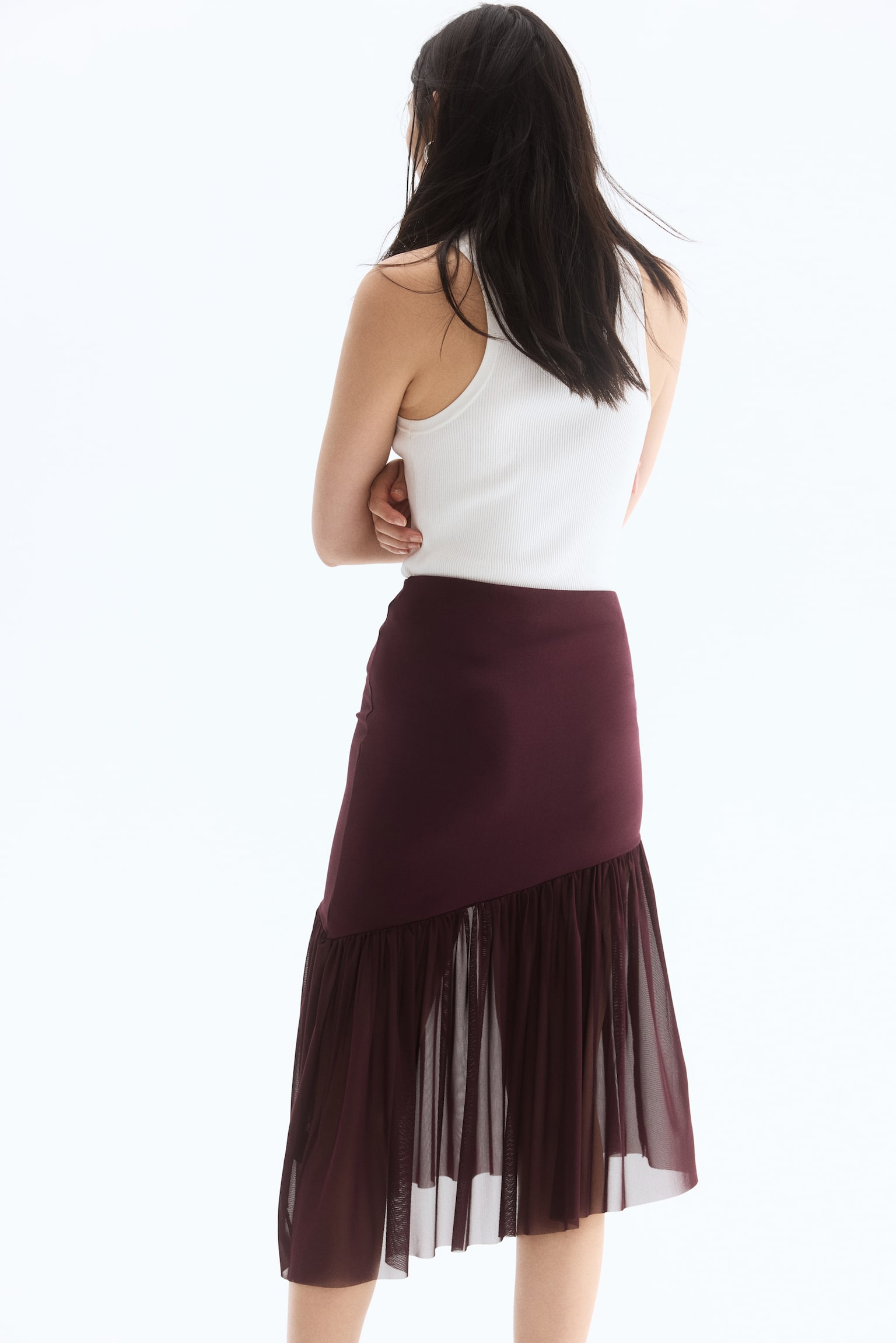 File Panelli Etek - Bordo/Siyah - 5