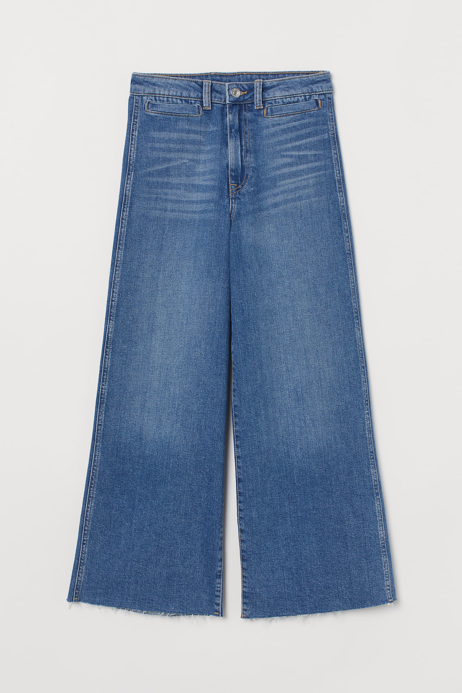 Culotte High Ankle Jeans - Blue