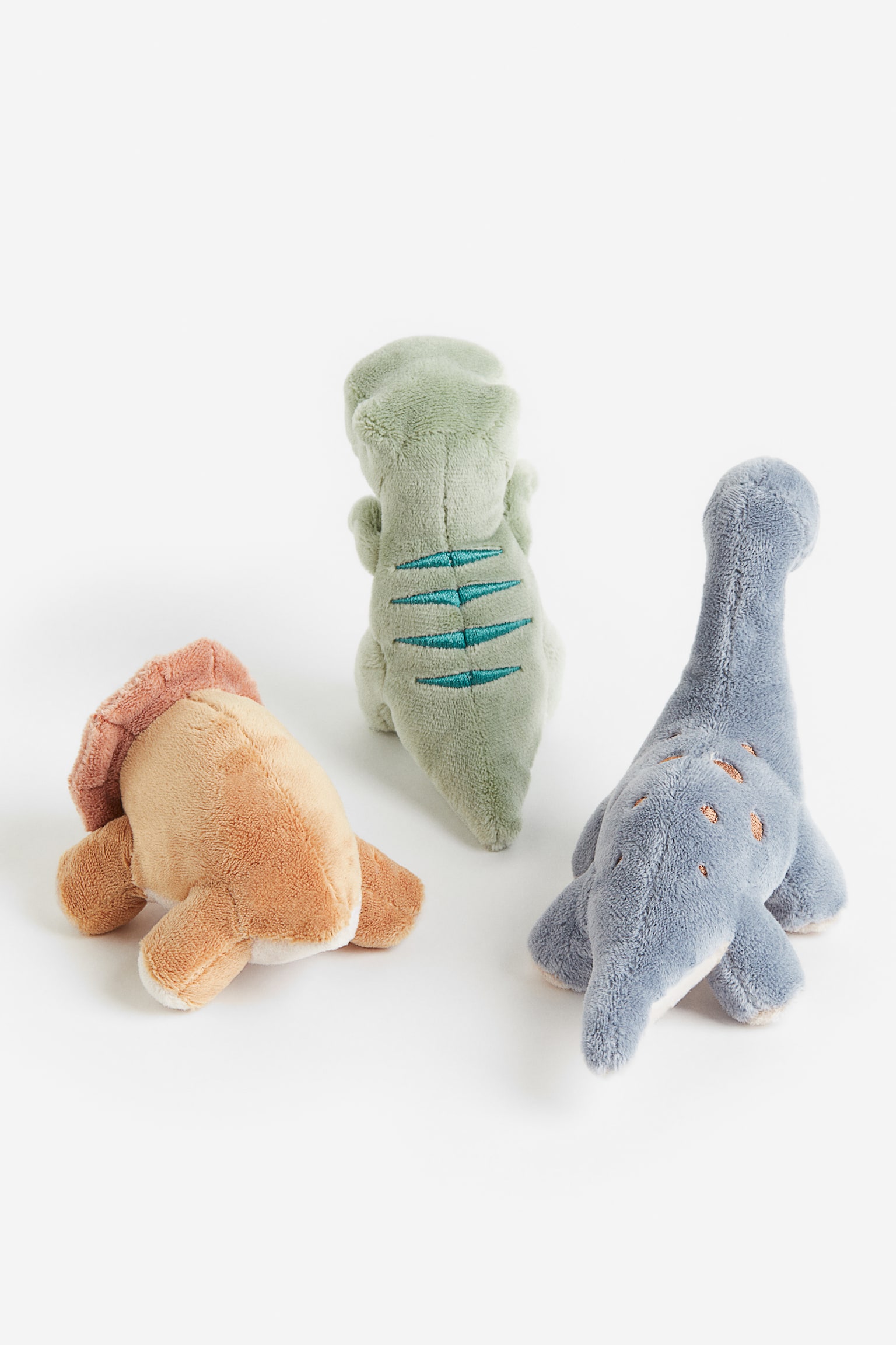 3-pack soft toys - Light green/Dinosaurs/Multi-coloured/Animals - 4