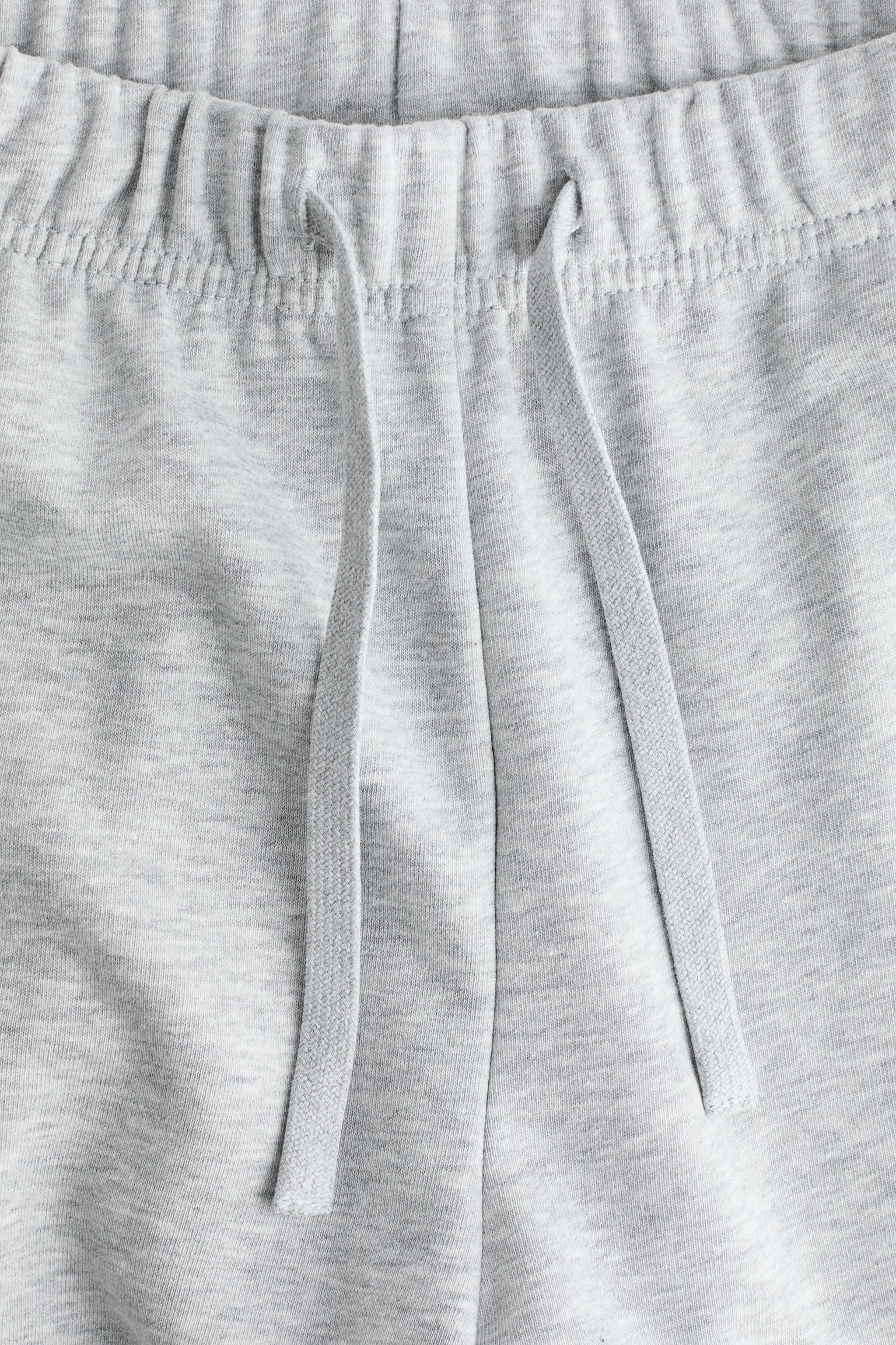 Straight-leg joggers - Light grey marl/Dark grey/Dark dusty pink - 5