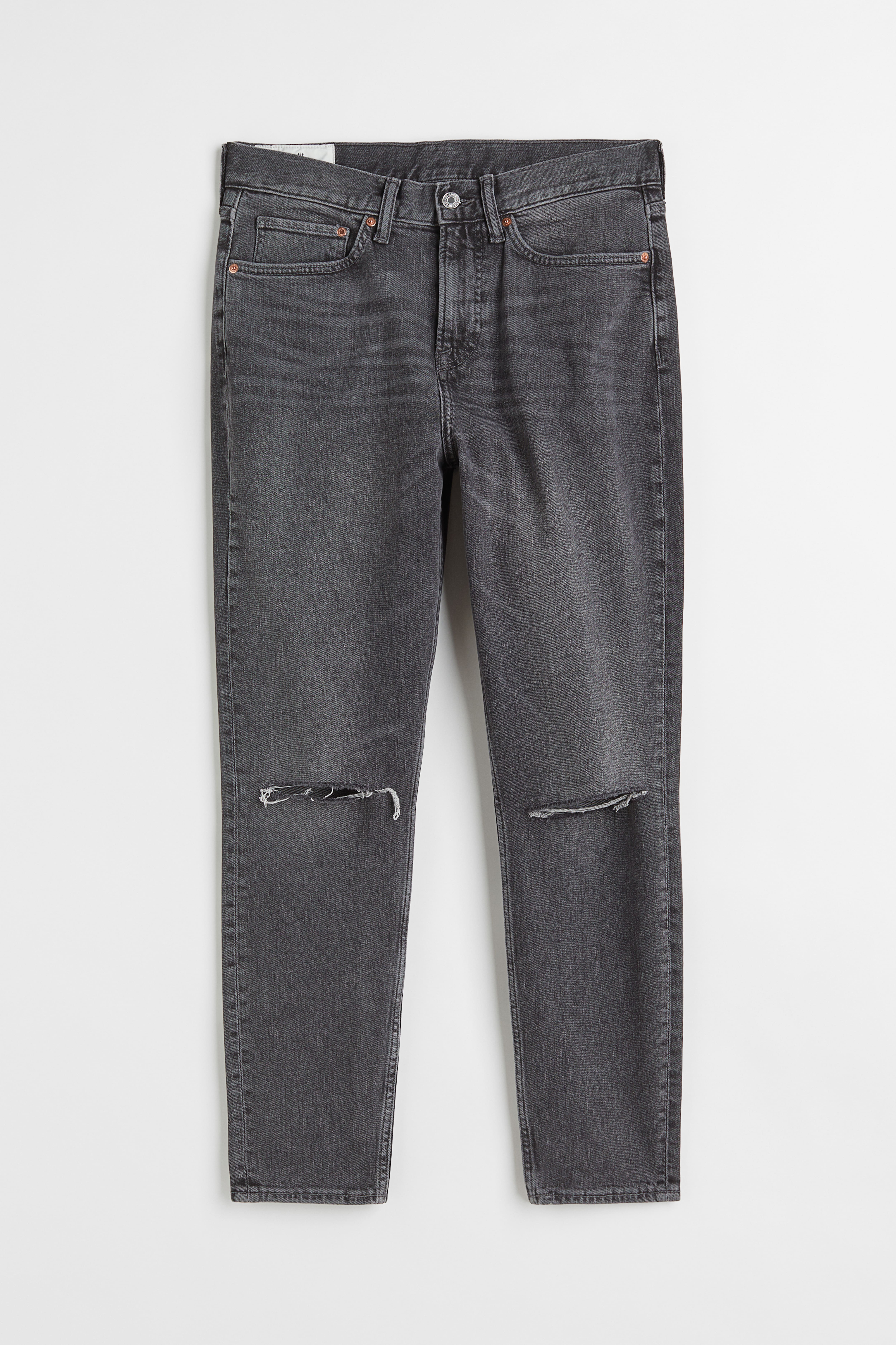 Black ripped jeans mens h&m hotsell