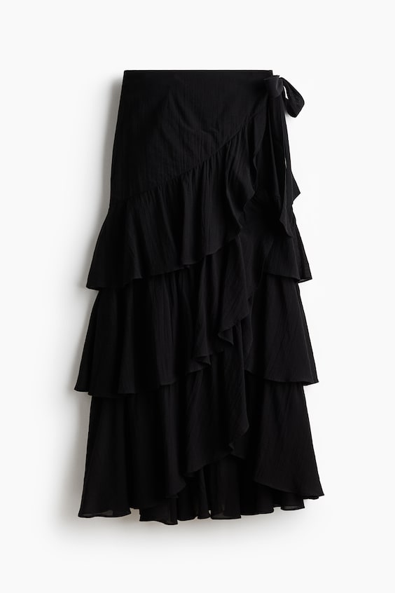Женские юбки H&M Tiered Wrap Skirt