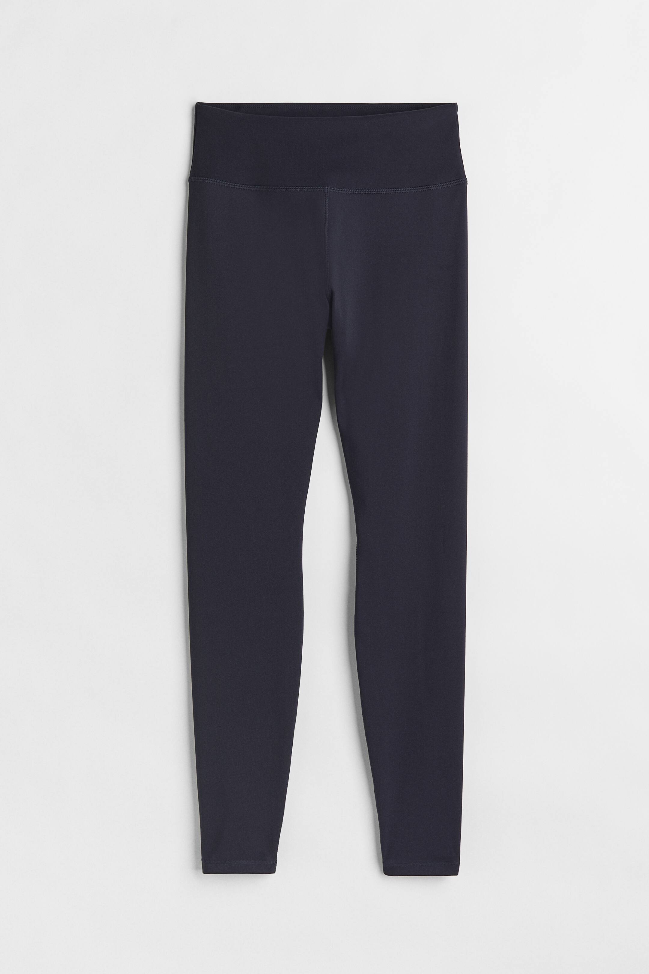 View larger image: High Waist Sports leggings - Navy blue - Ladies | H&M 1