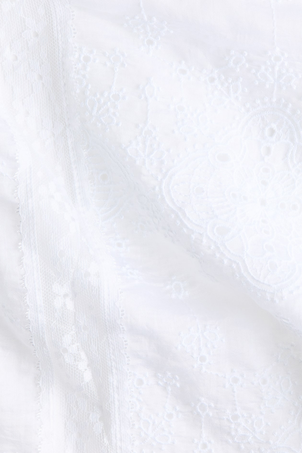 Eyelet-Embroidered Top with Tie Shoulder Straps - image 4