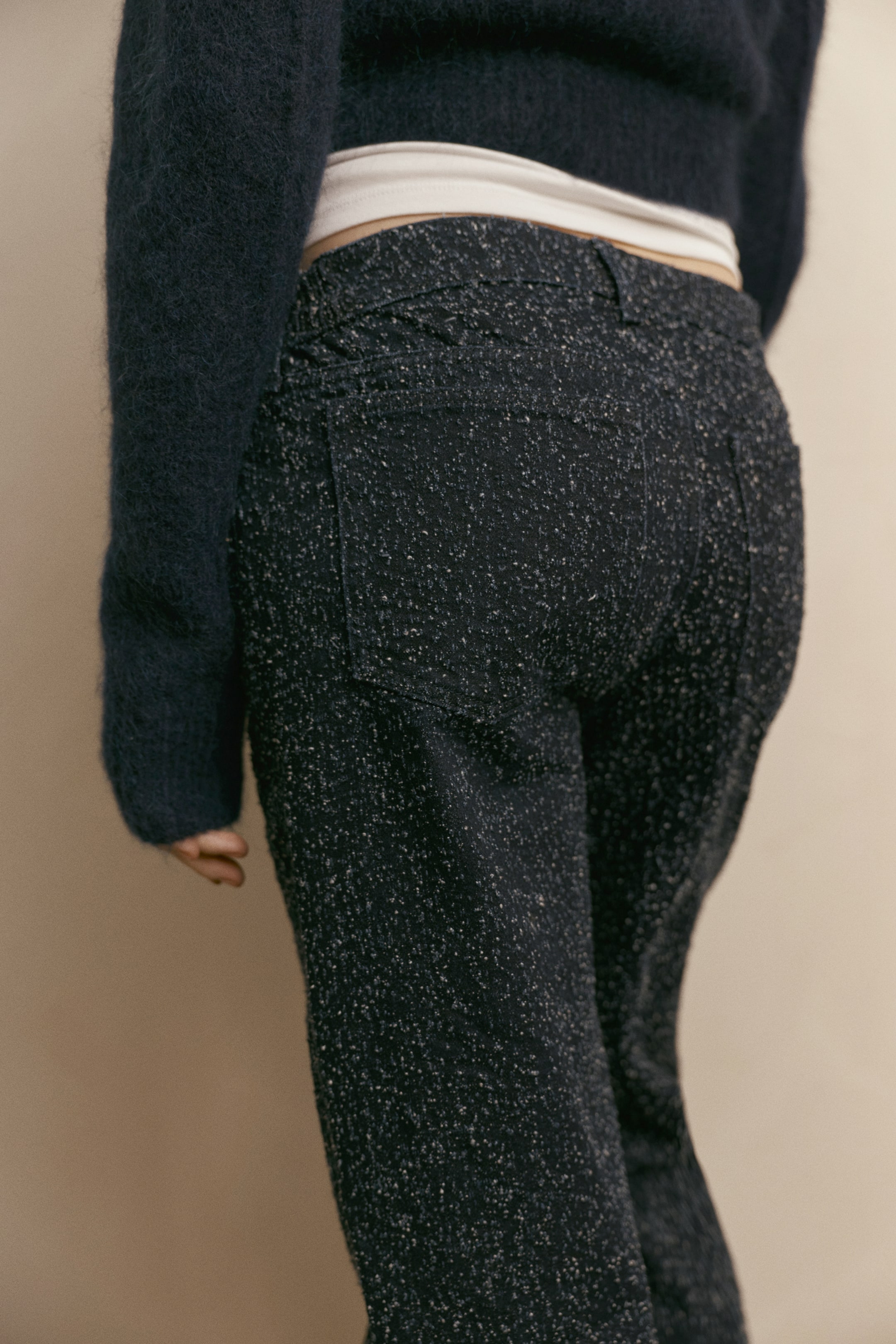 View larger image: MAMA Before & After wide jeans - Dark denim blue - Ladies | H&M IE 5