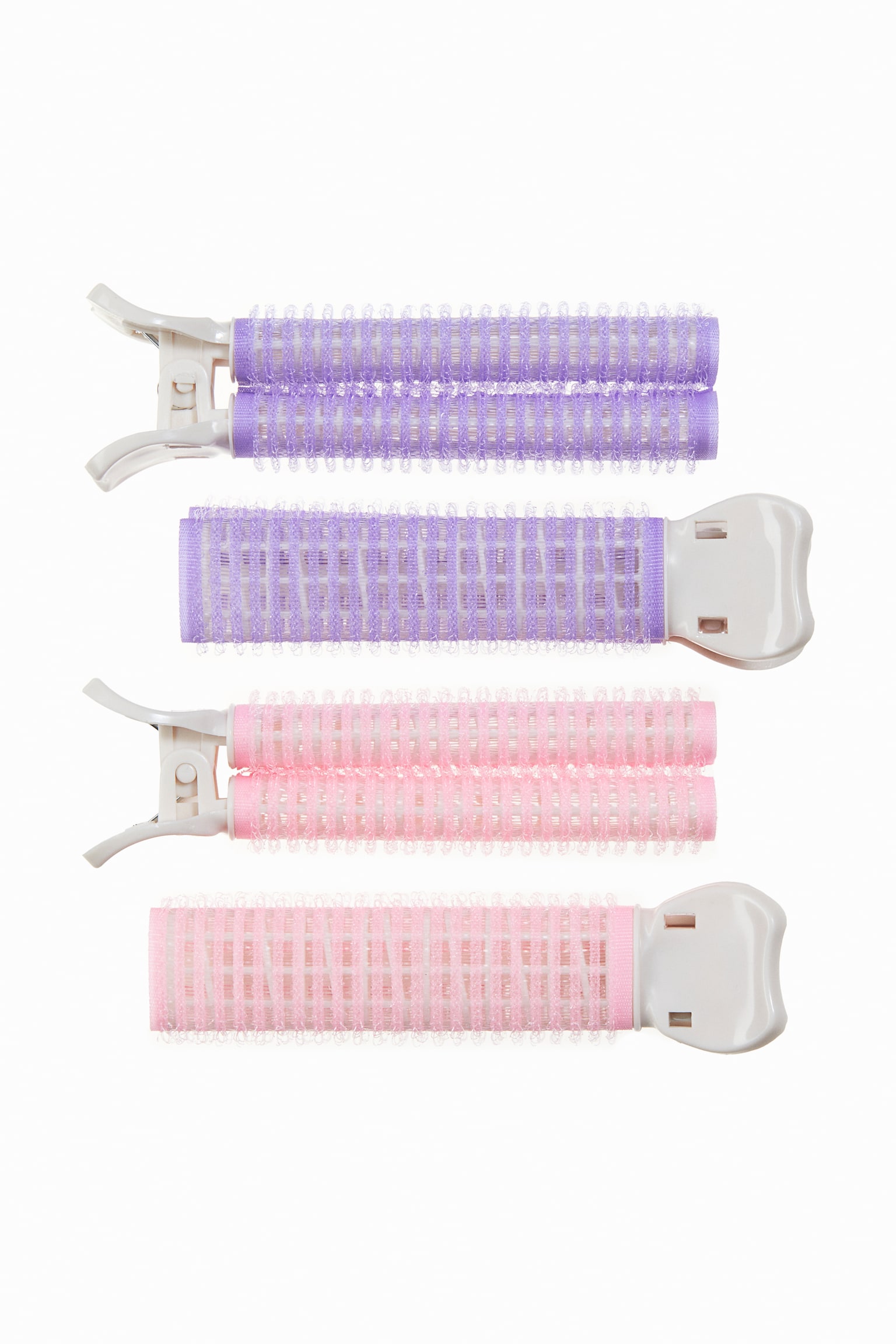 4-pack hårspänne för volym - Lila/Rosa - 2