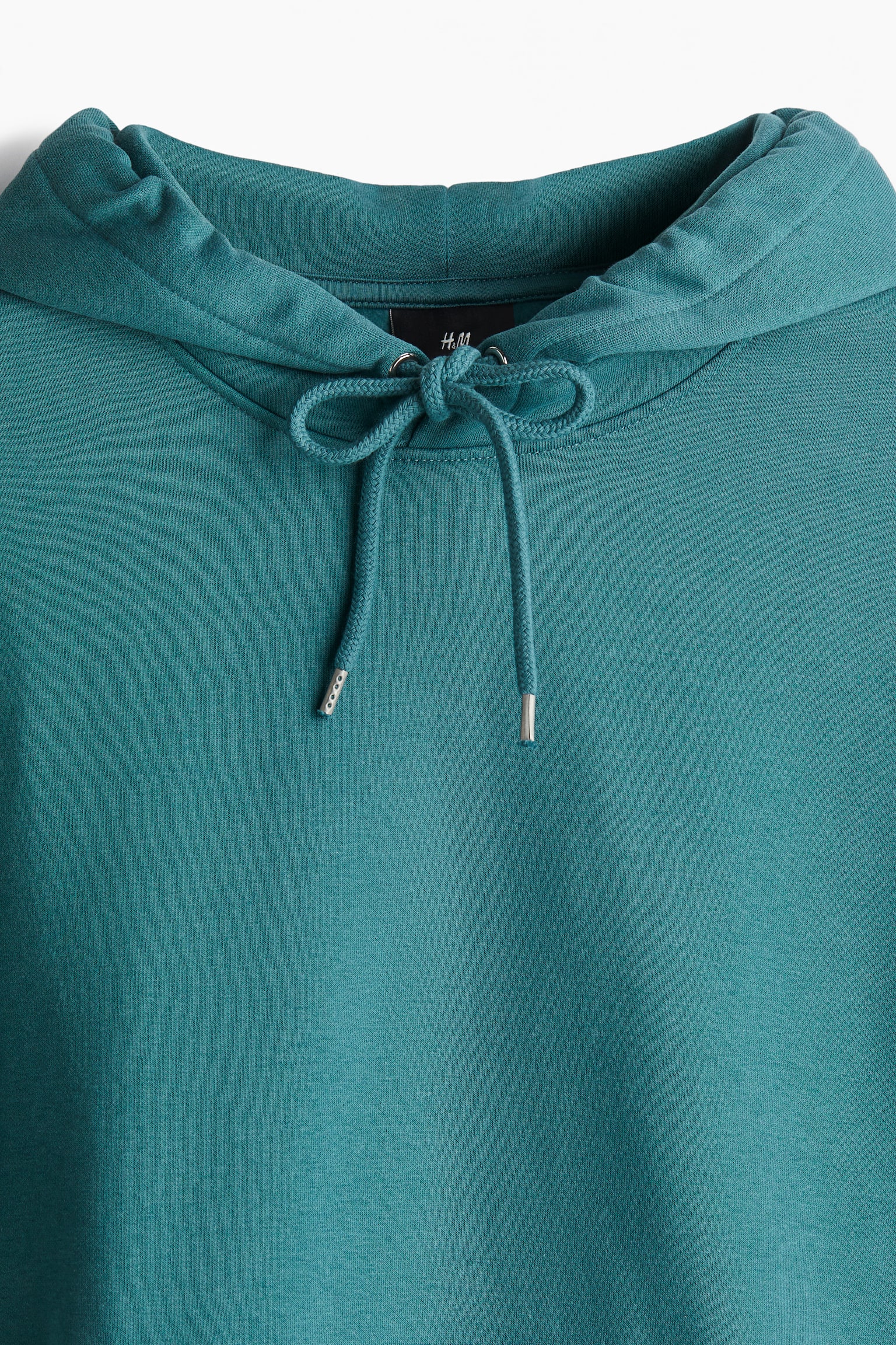 Loose Fit Hoodie - Dark turquoise/Forest green/Dark brown/Light beige/Black/Dark greige/White/Black/Burgundy/Light beige/Pistachio green/Light grey marl/Navy blue/Rust orange/Purple/Pink/Aubergine/Dark green/Light greige - 2