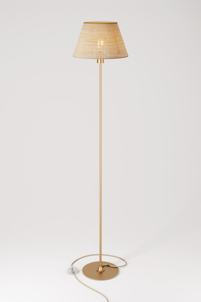 Lampadaire Avec Abat-jour Impero Et Ampoule - Bronze Brossé - 1