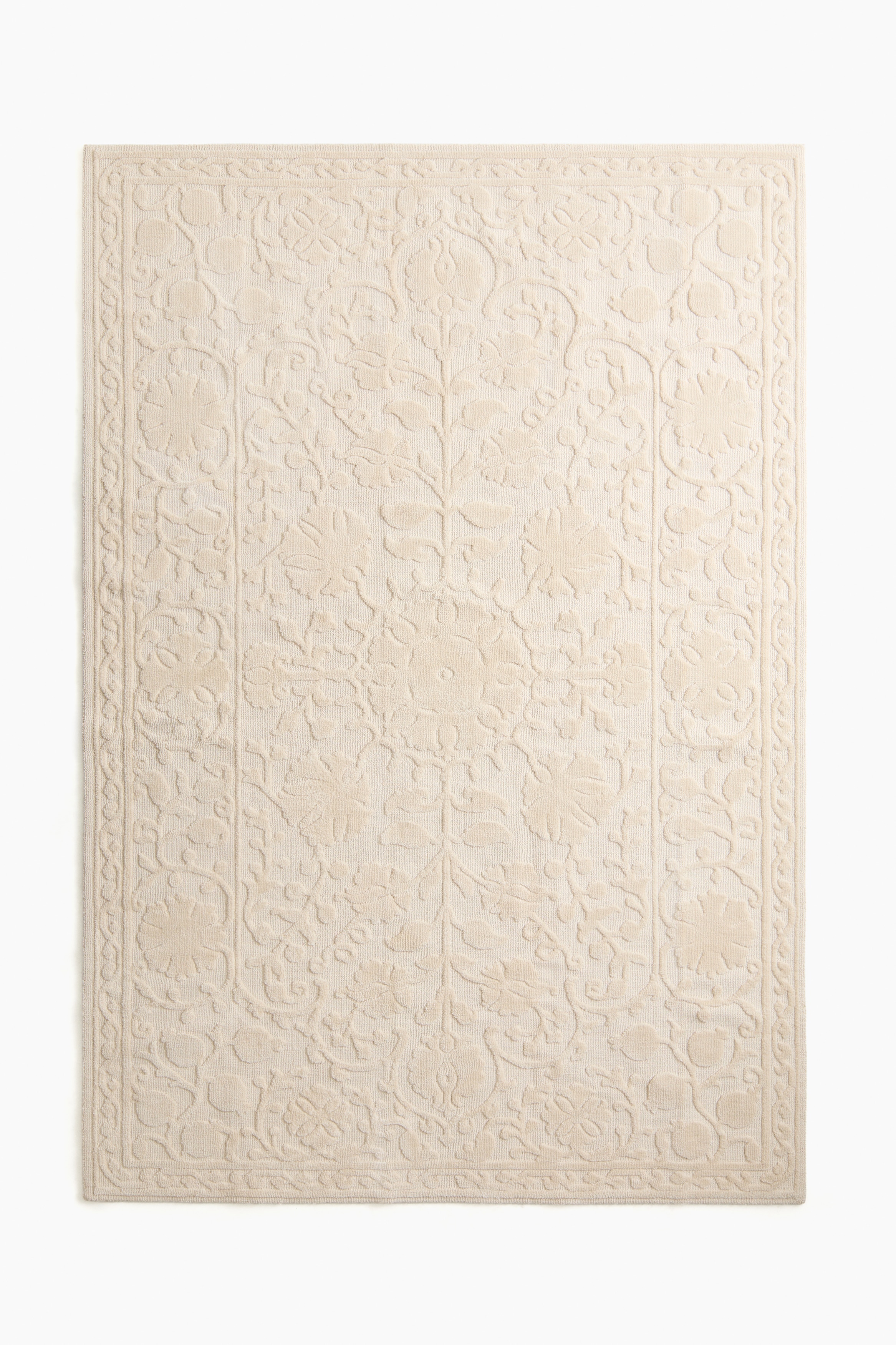 H&M Home - Iso kuviollinen matto - Beige - size: 200x300