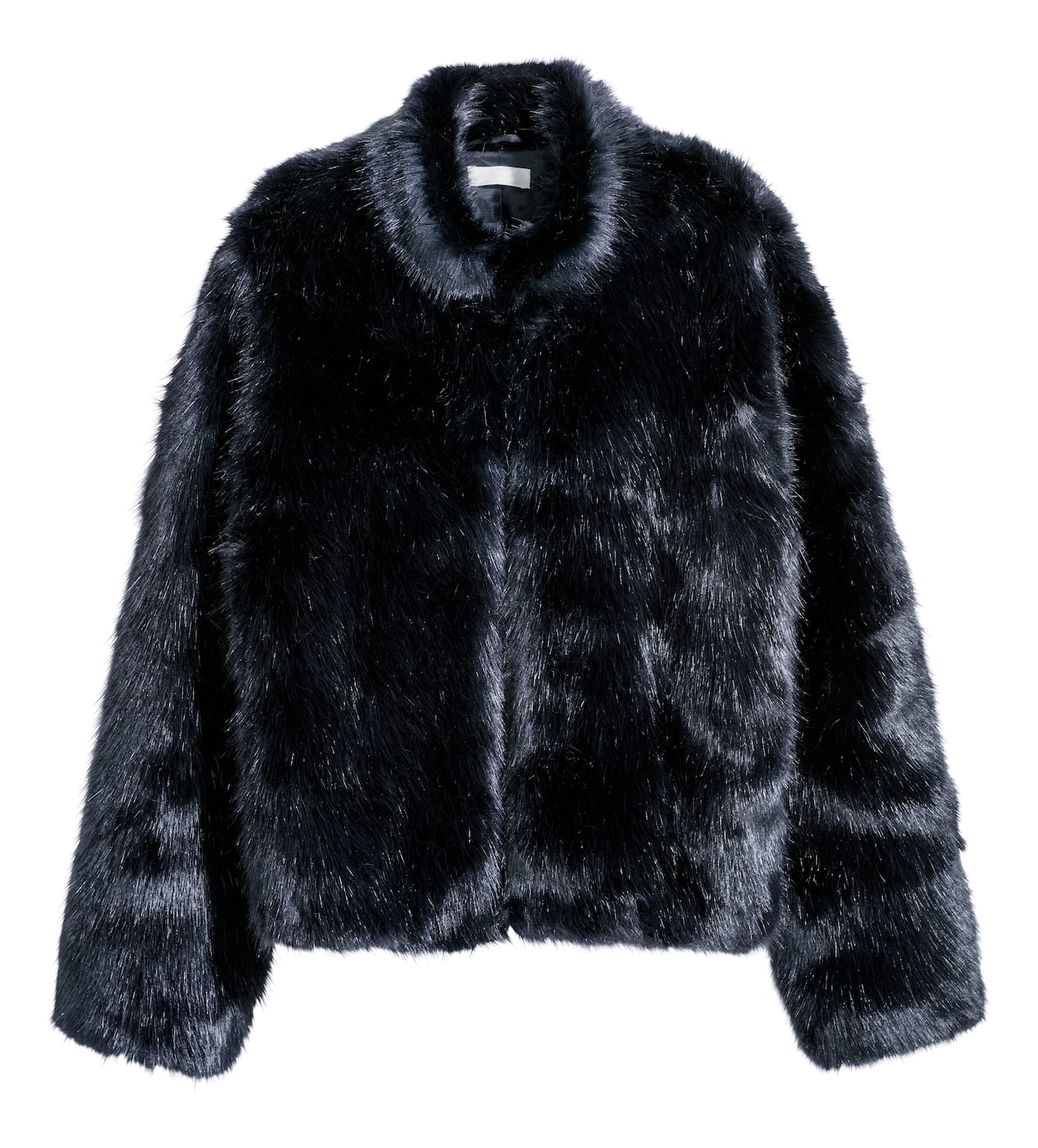 フェイクファージャケット - ネイビーブルー - レディース | H&M JP