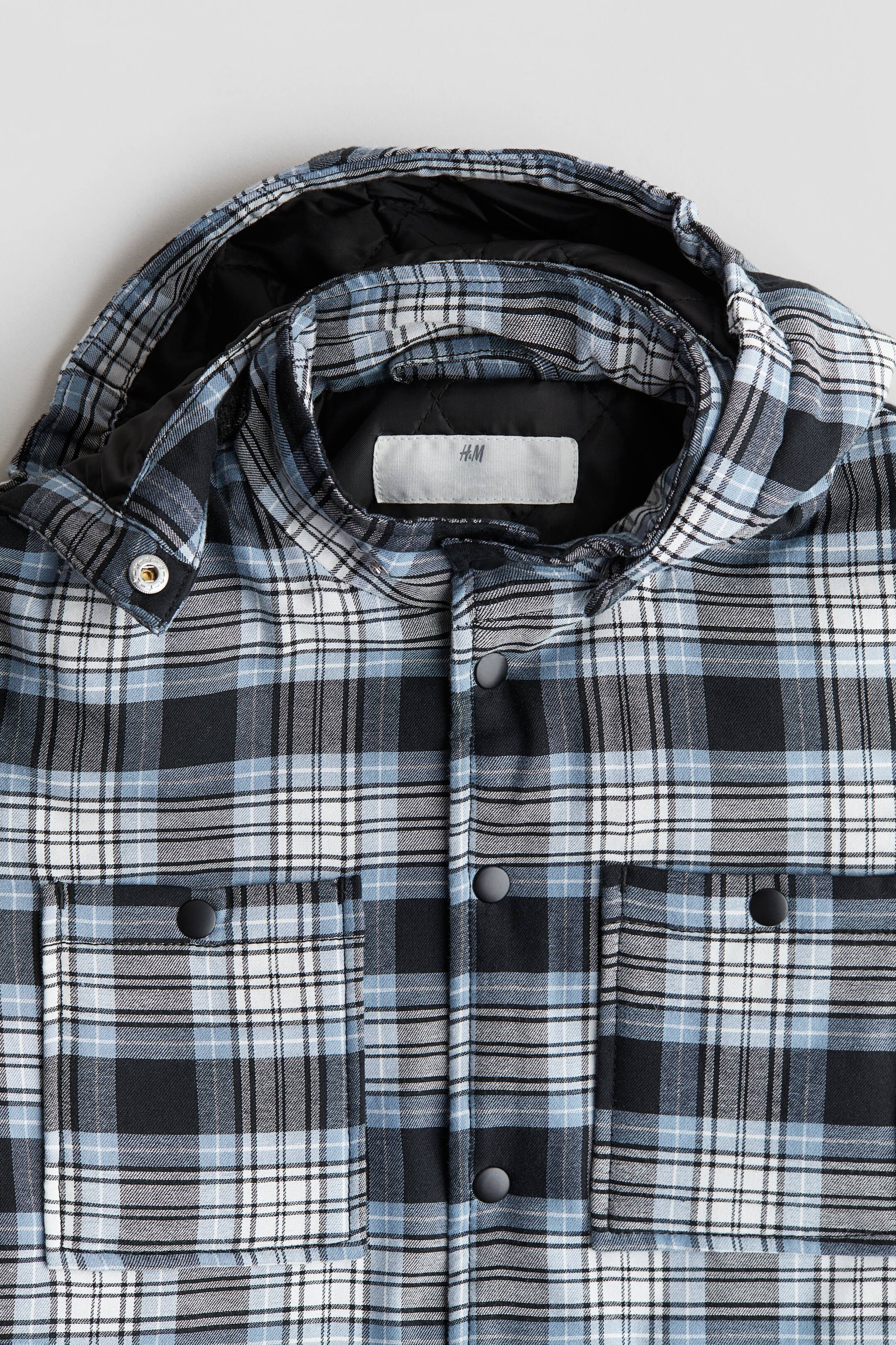 拡大画像を表示: パッデッドシャツジャケット - ブラック／チェック - Kids | H&M JP 2