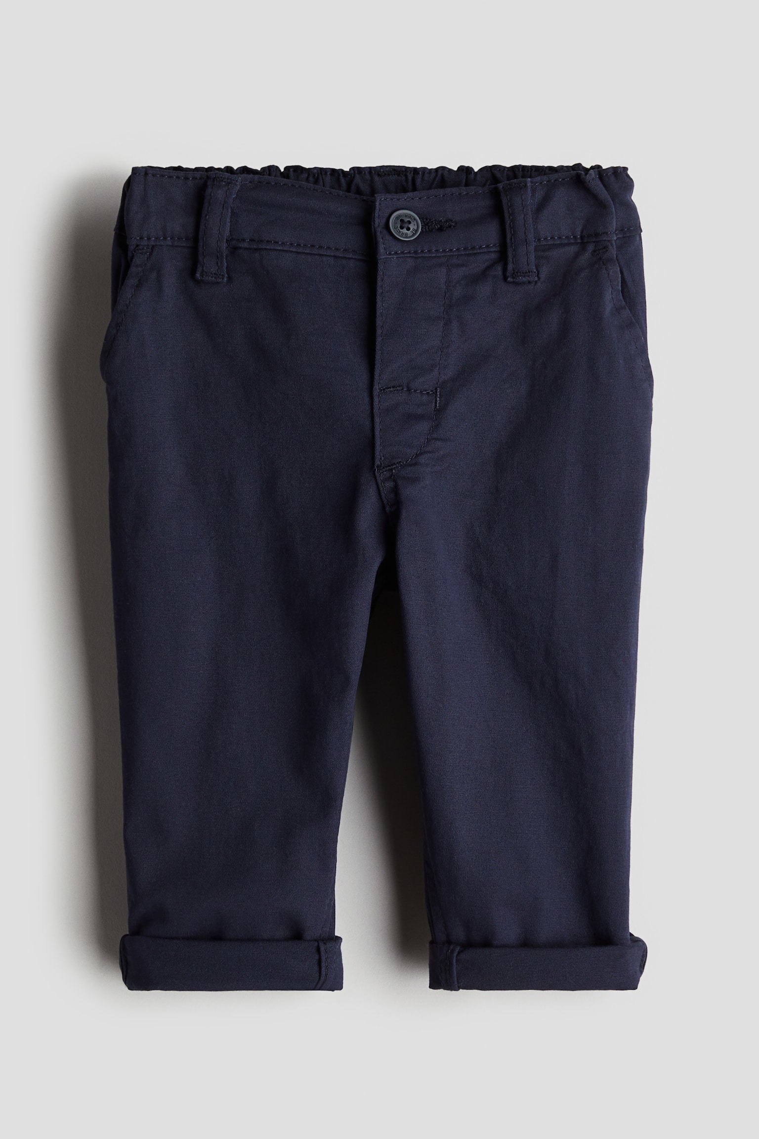 Cotton Chinos - Navy blue/Light beige/Dark grey/Khaki green - 1