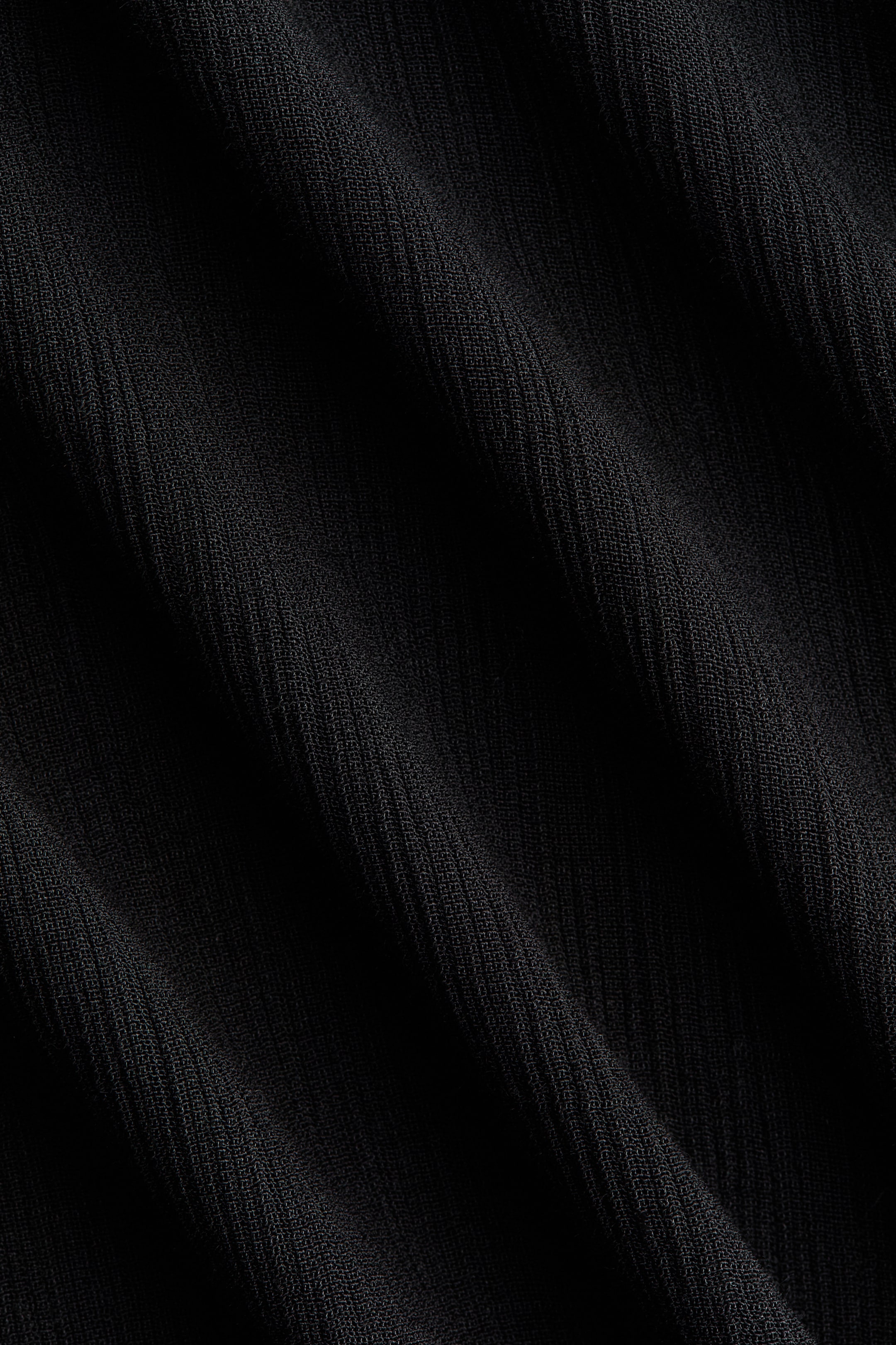 Rib-Knit Mock Turtleneck Top
