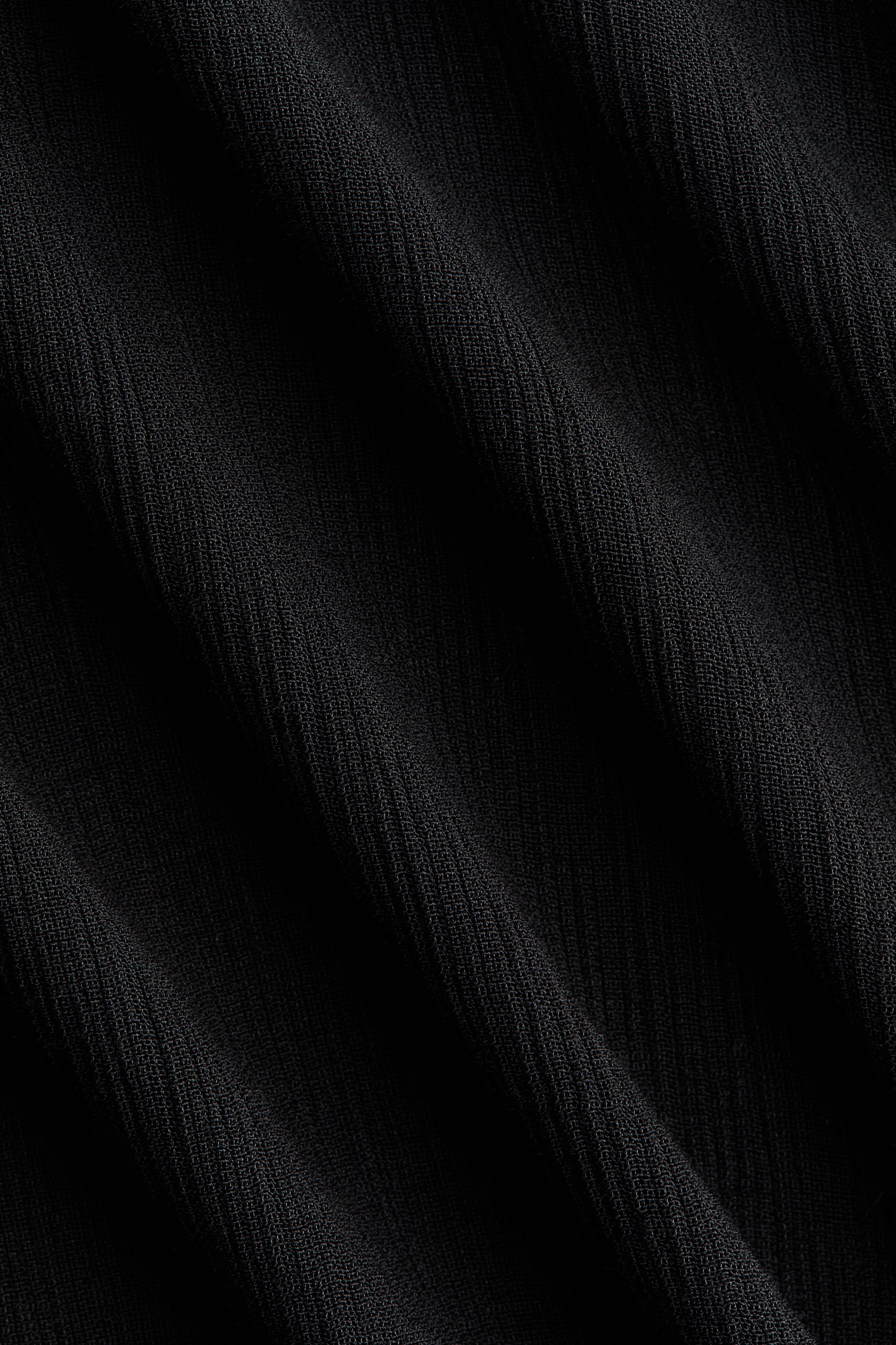 Rib-Knit Mock Turtleneck Top