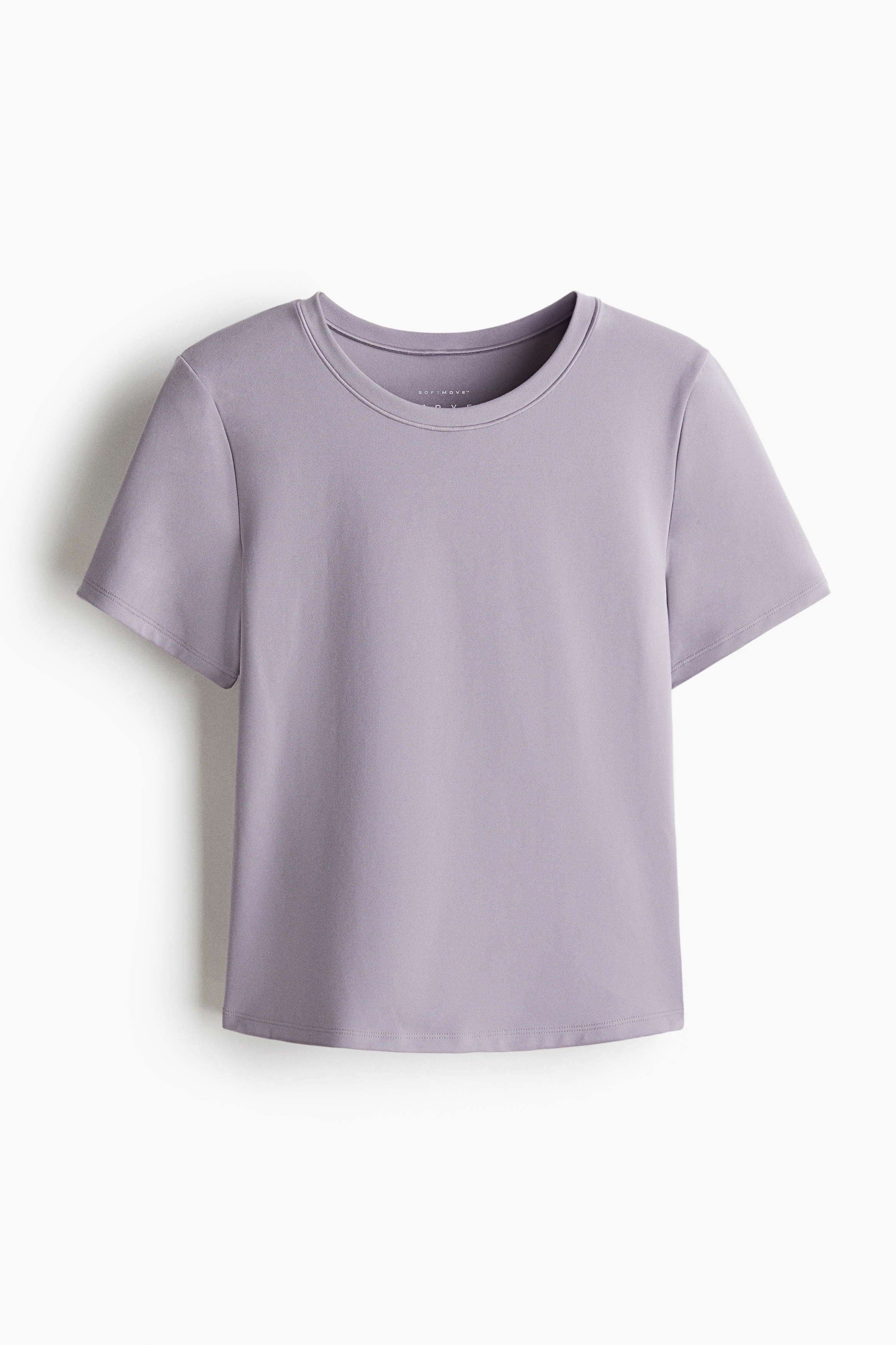 H & M - Sport-T-Shirt mit SoftMove - Lila - Sportswear