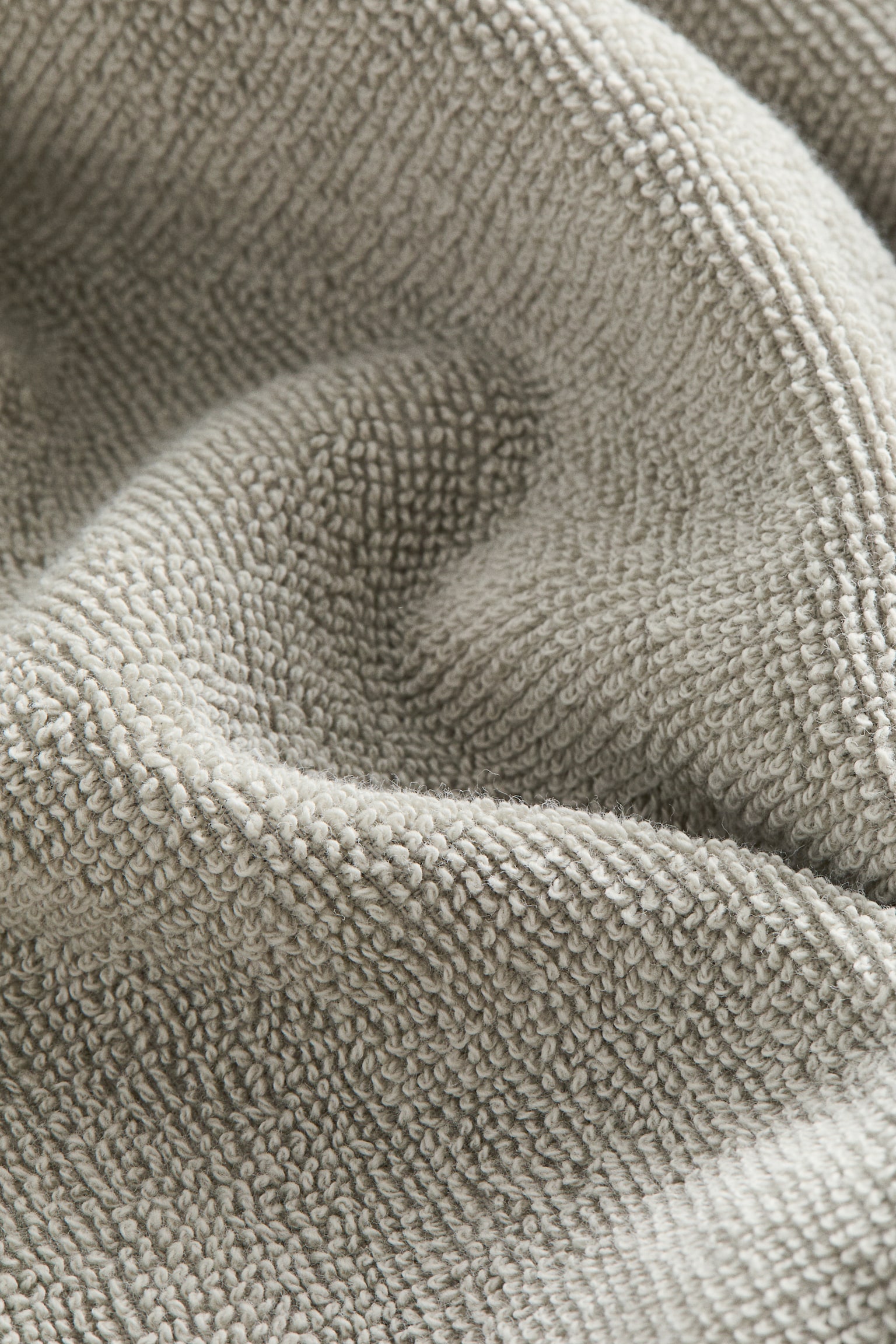 Roupão em algodão turco - Light khaki green/Branco/Azul pó claro/Verde - 3