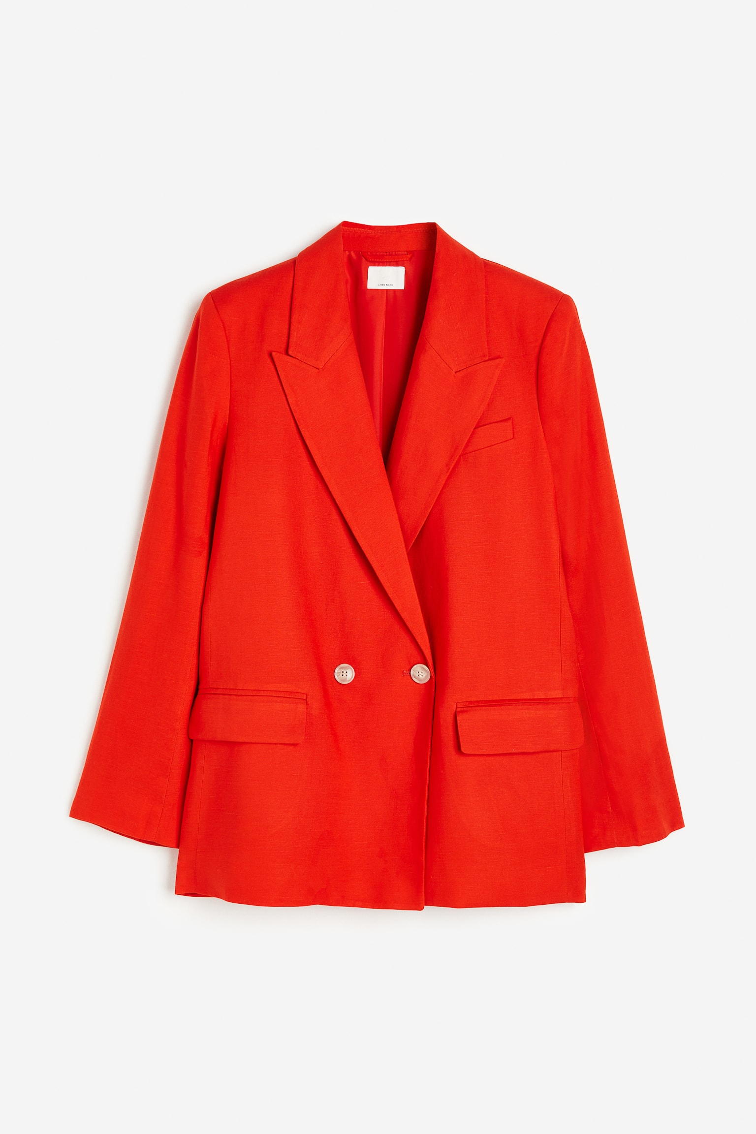 Double-breasted blazer - Red - 1