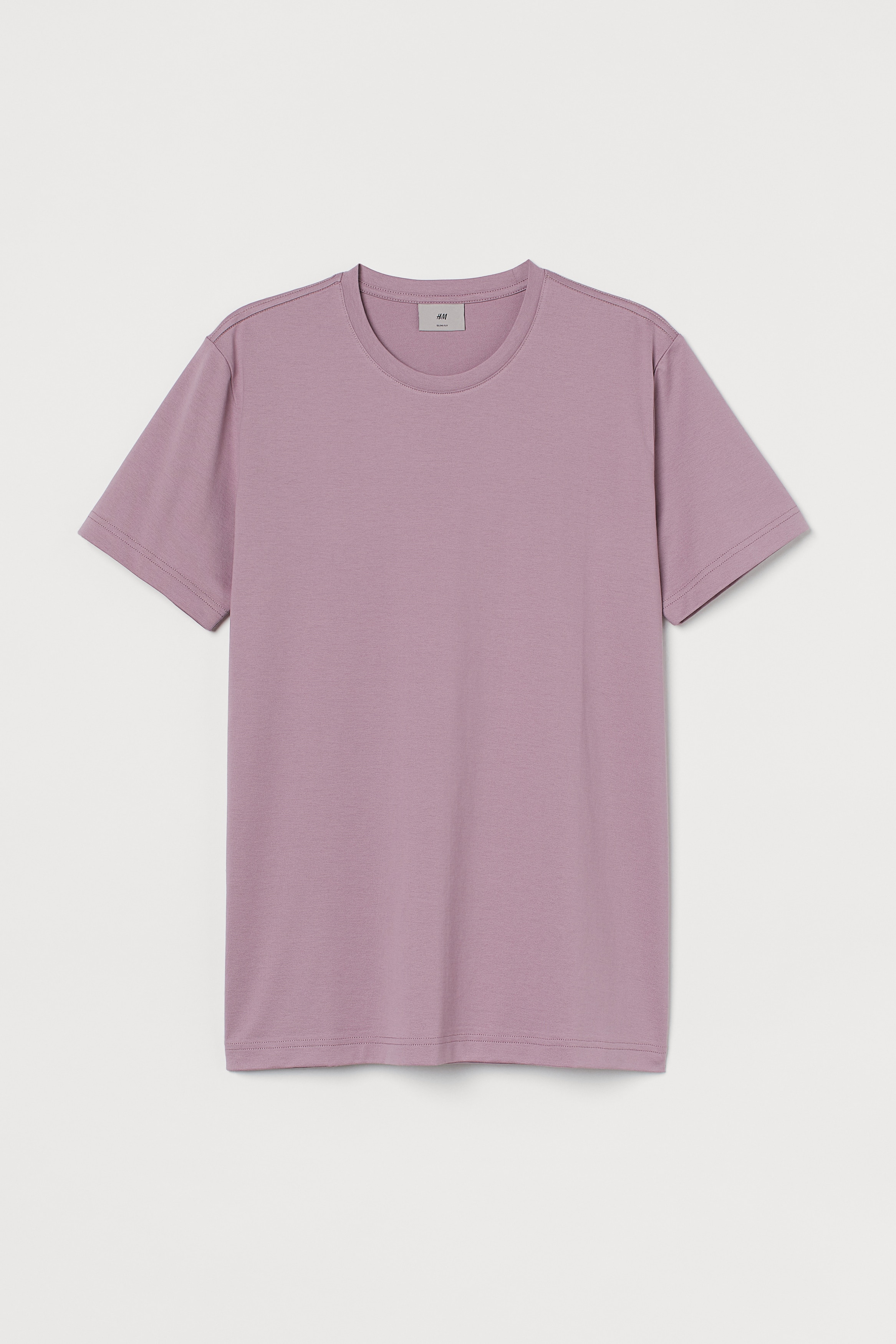 スリムフィット プレミアムコットンTシャツ - セージグリーン