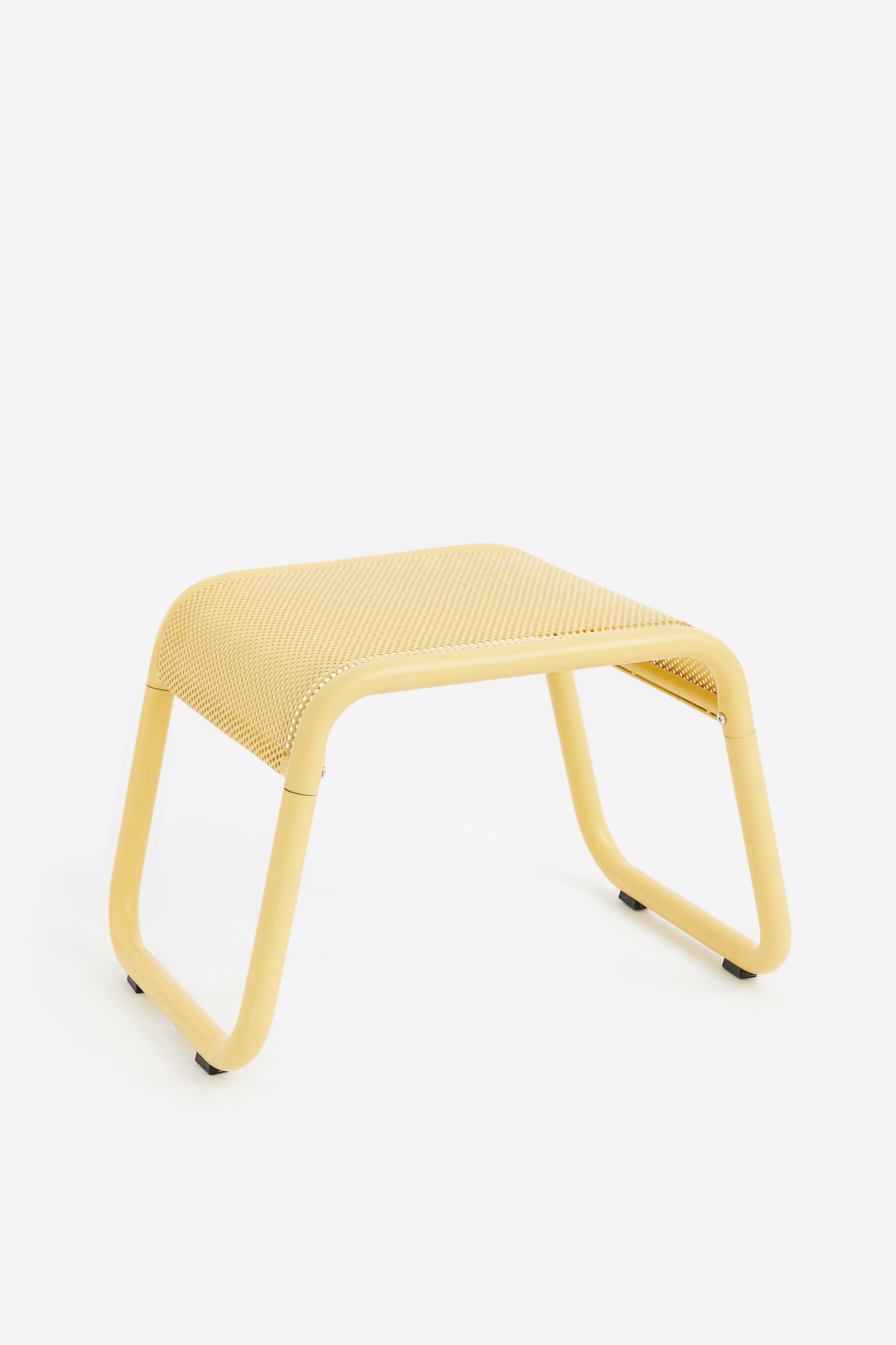 Metal side table - Light yellow - 1