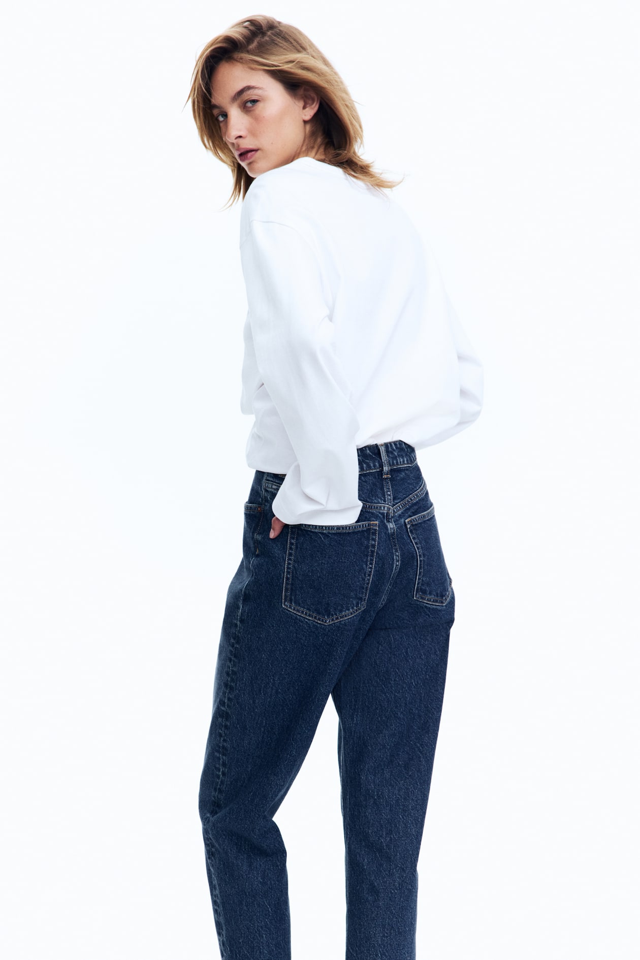 Mom Slim-Fit High-Waist Ankle Jeans - image 2