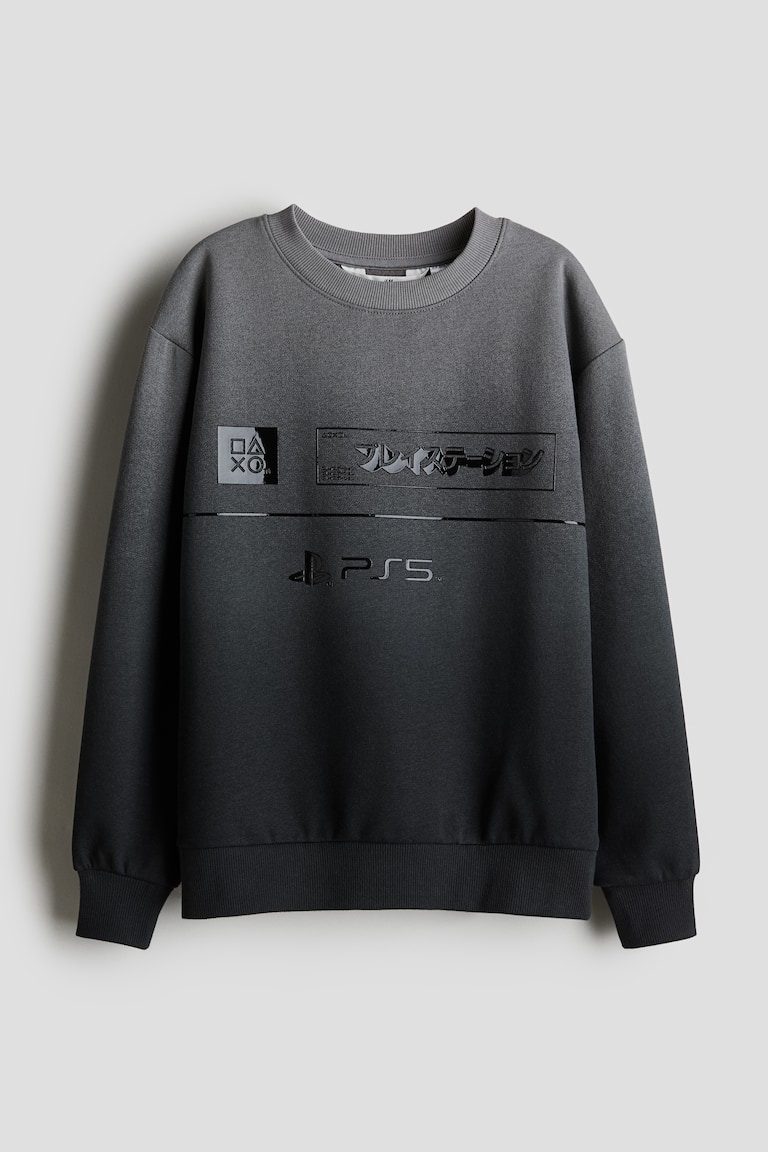 Sudadera con diseño Gris oscuro/PlayStation Kids H&M MX