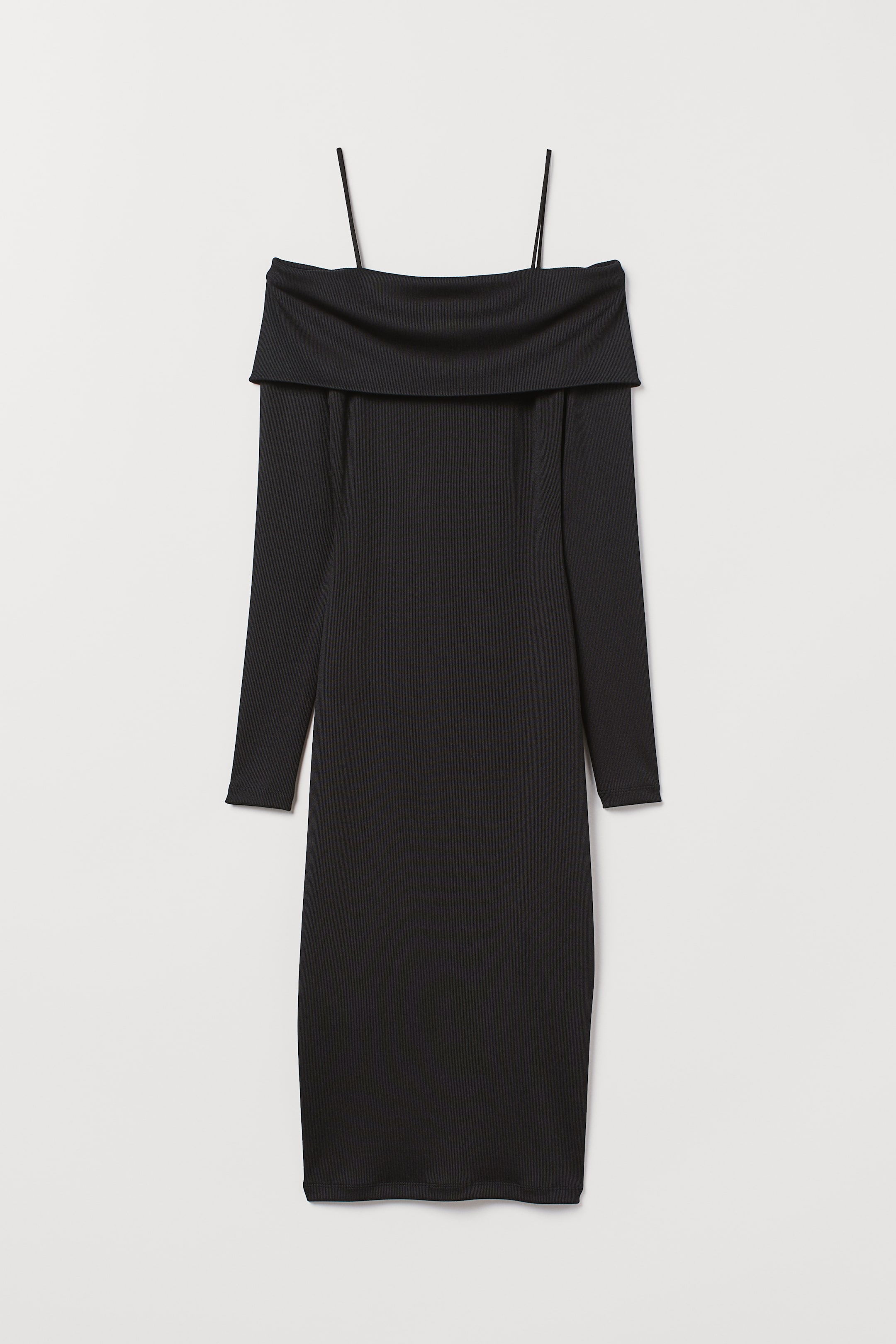 Agrandir l'image: Robe épaules dénudées - Noir - FEMME | H&M FR 1