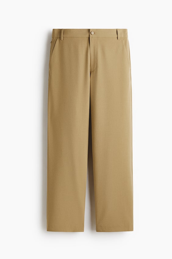 Мужские брюки H&M Four-Way Stretch Wide-Cut Pull-On Pants