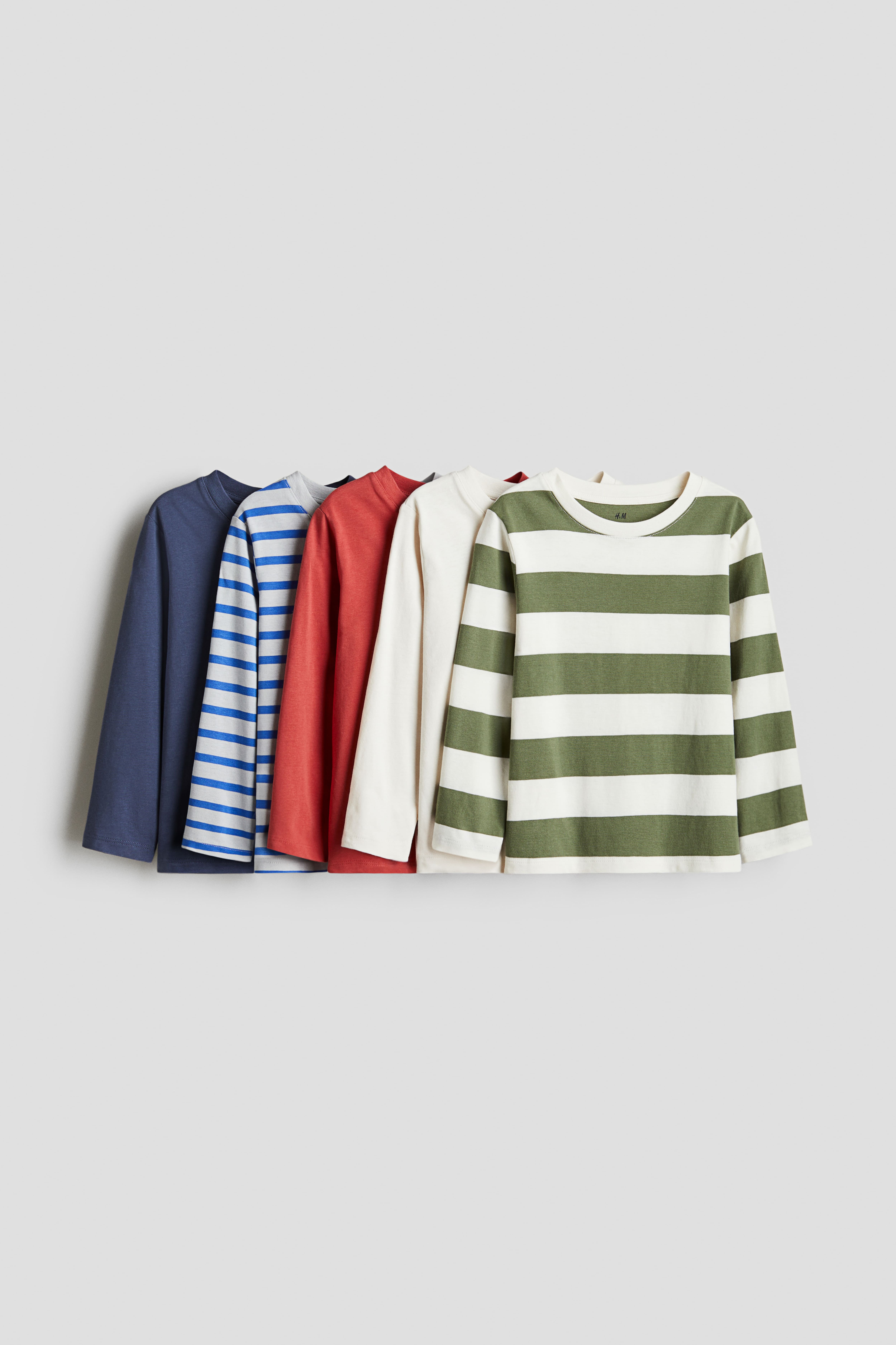 5-pack Long-sleeved T-shirts