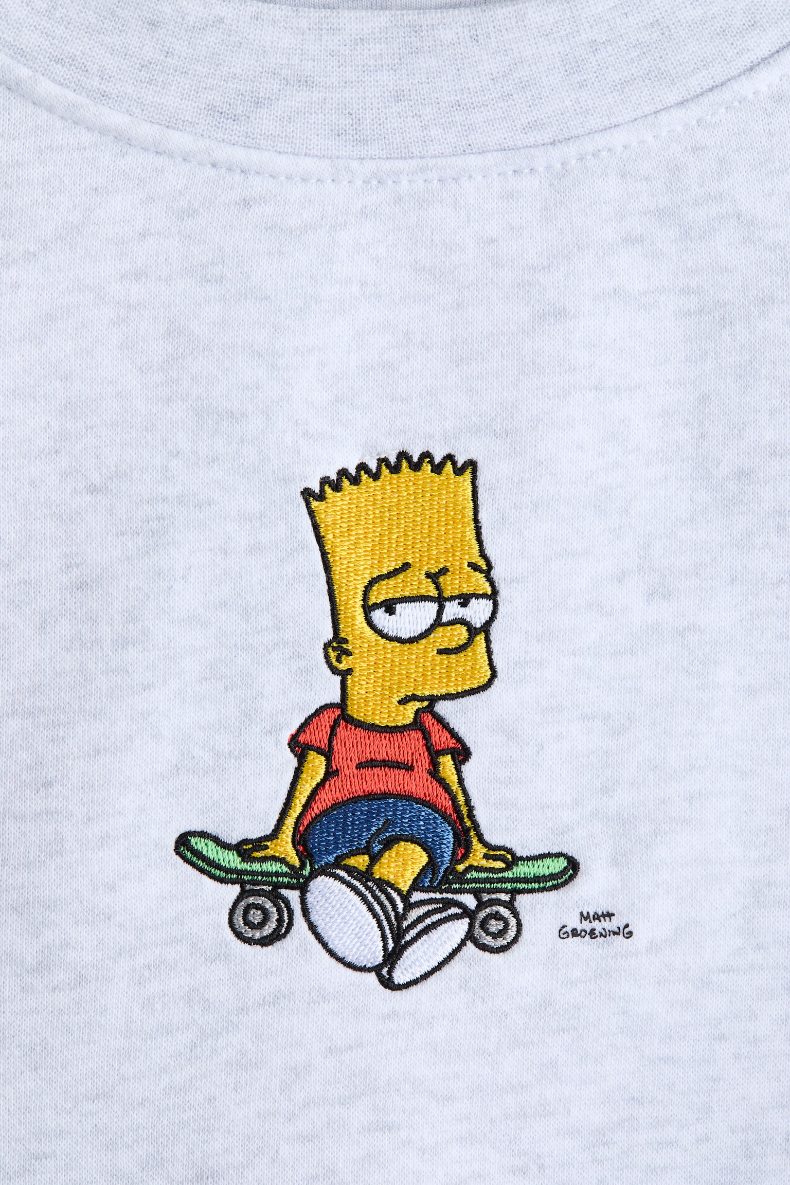 Print-motif sweatshirt - Light grey marl/The Simpsons/Grey marl/SpongeBob/White/PlayStation/Black/SmileyWorld®/Dusty Turquoise/Minecraft - 2