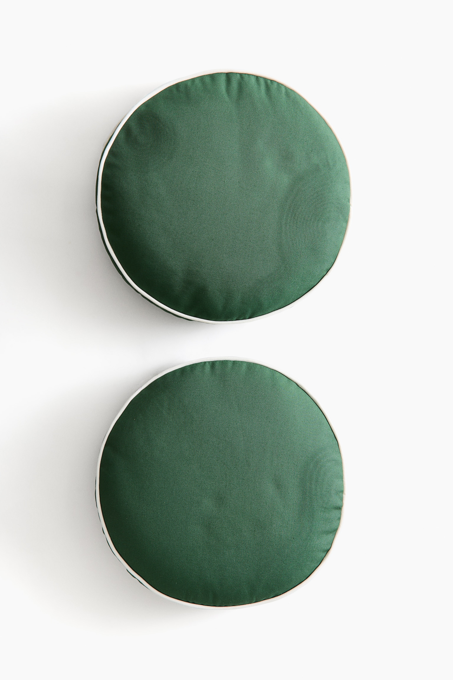2-pack outdoor seat cushions - Dark green/Blue