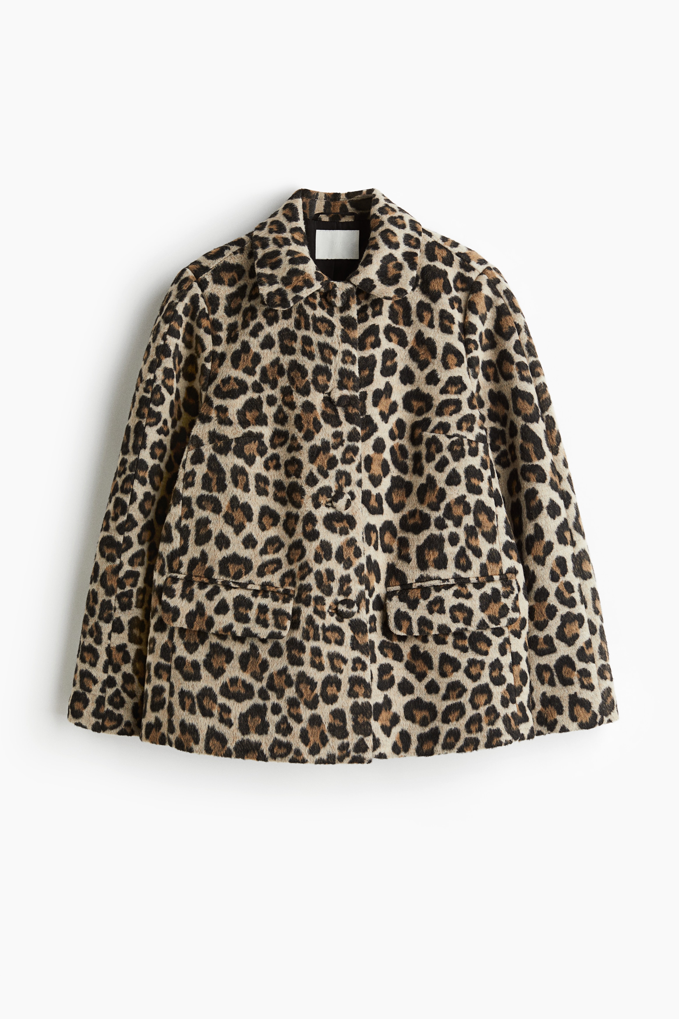 cogthebigsmoke RAGLAN COAT LEOPARD 未使用品 Women's Light beige/leopard print Oversized Jacket | H&M CA