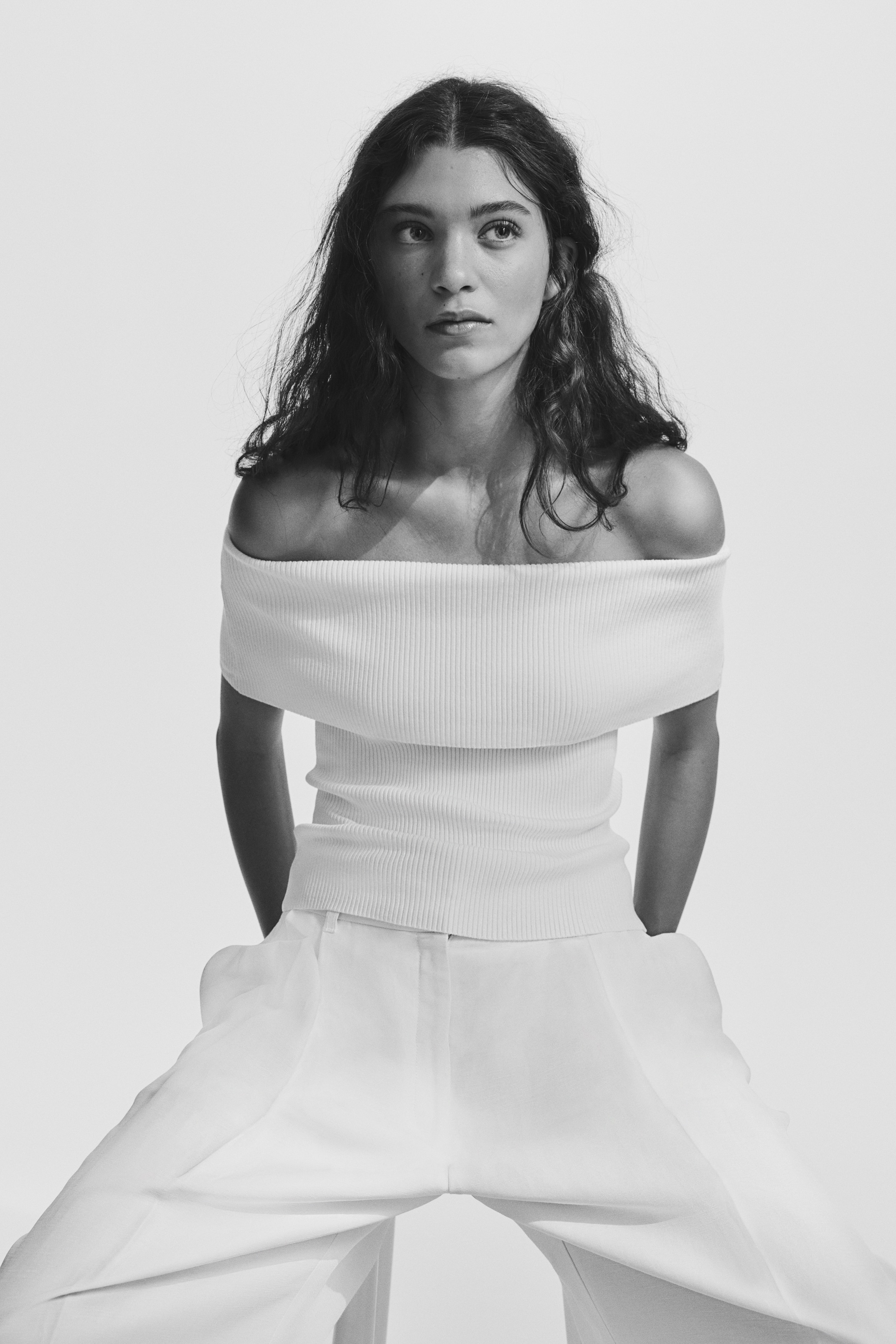 Rib-Knit Off-the-Shoulder Top from H&M - $24.99