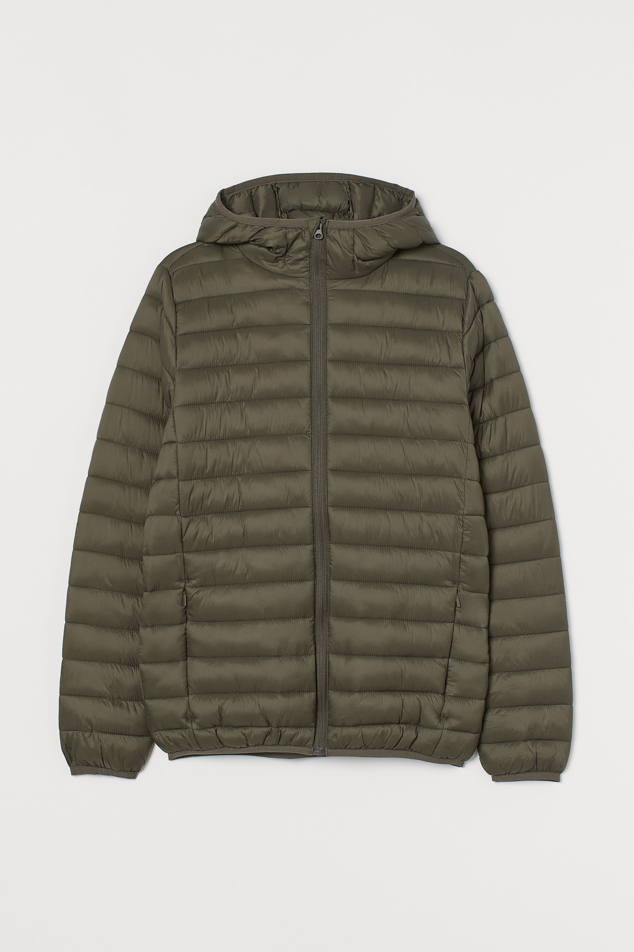 H&m Men's Lightweight Down Jacket With Hood Lightweight