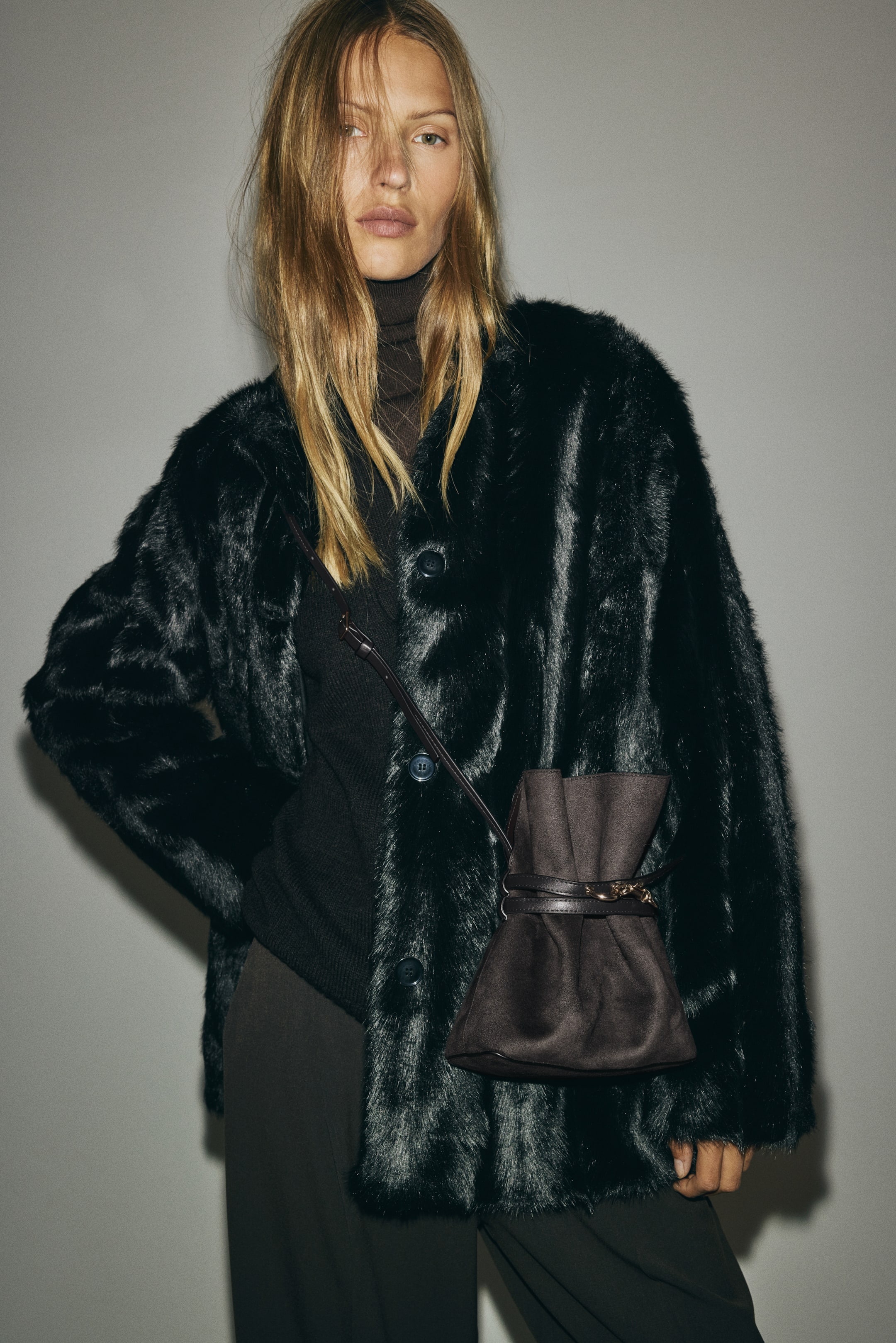 View larger image: Pouch-look crossbody bag - Dark brown - Ladies | H&M GB 1