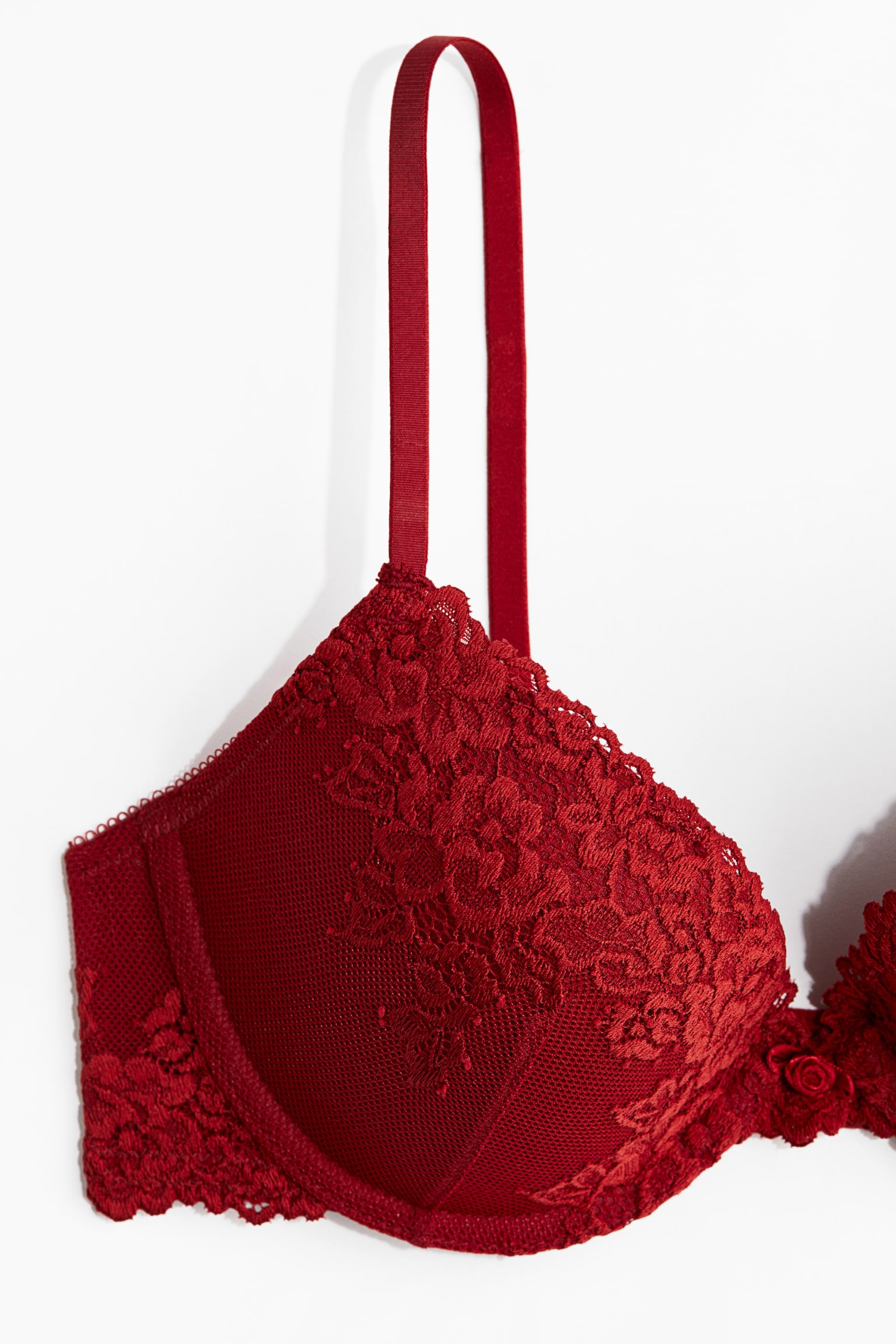 Push-up in pizzo - Rosso scuro/Rosa chiaro/Crema/Nero/crema - 3
