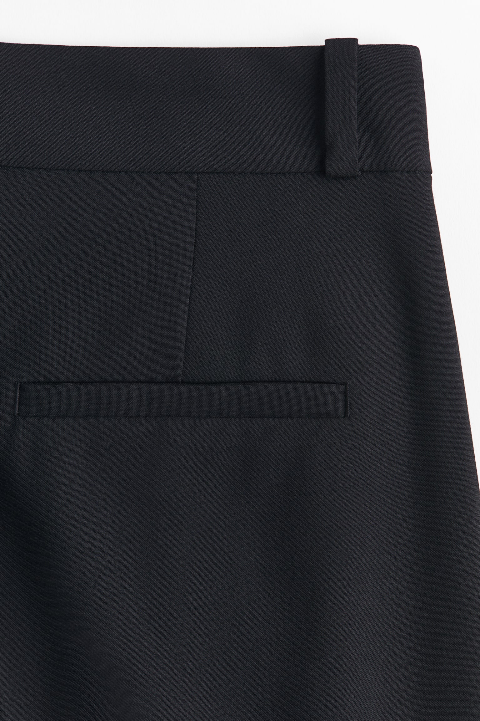 Женские брюки H&M Wide-Leg Pleated, цвет: Чёрный — фото 6