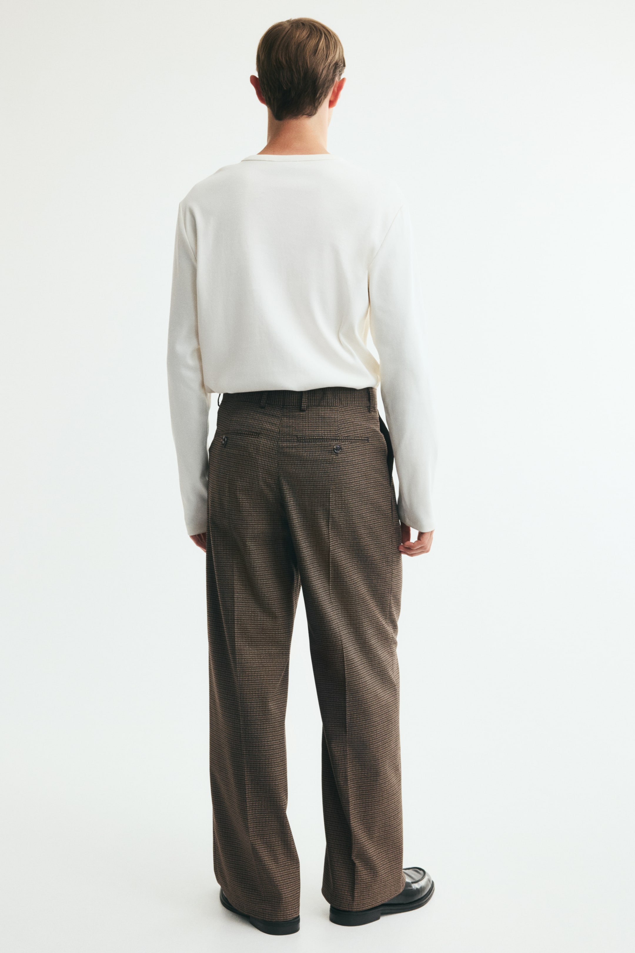 Loose-Fit Suit Pants