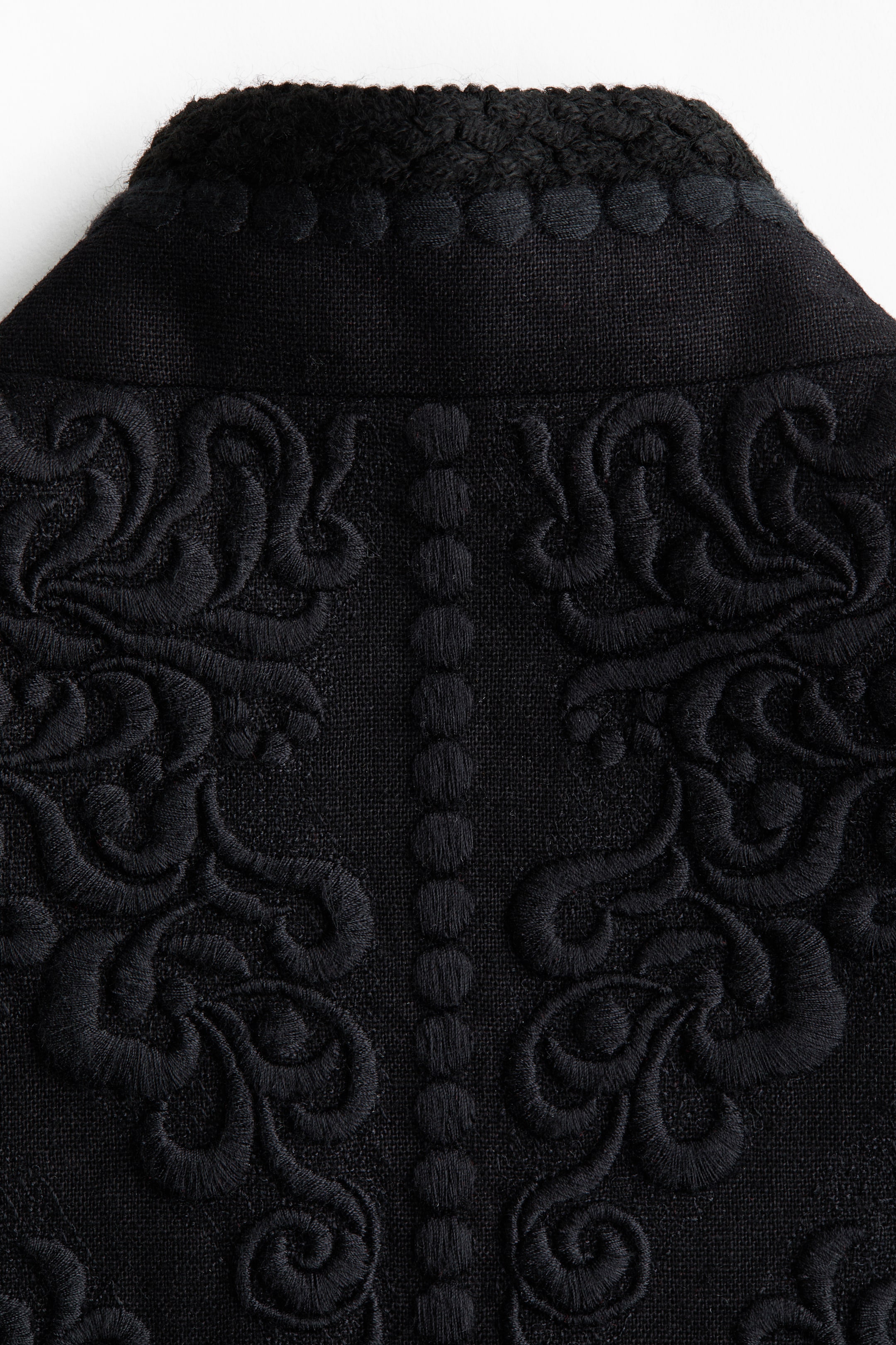 Linen-Blend Bolero