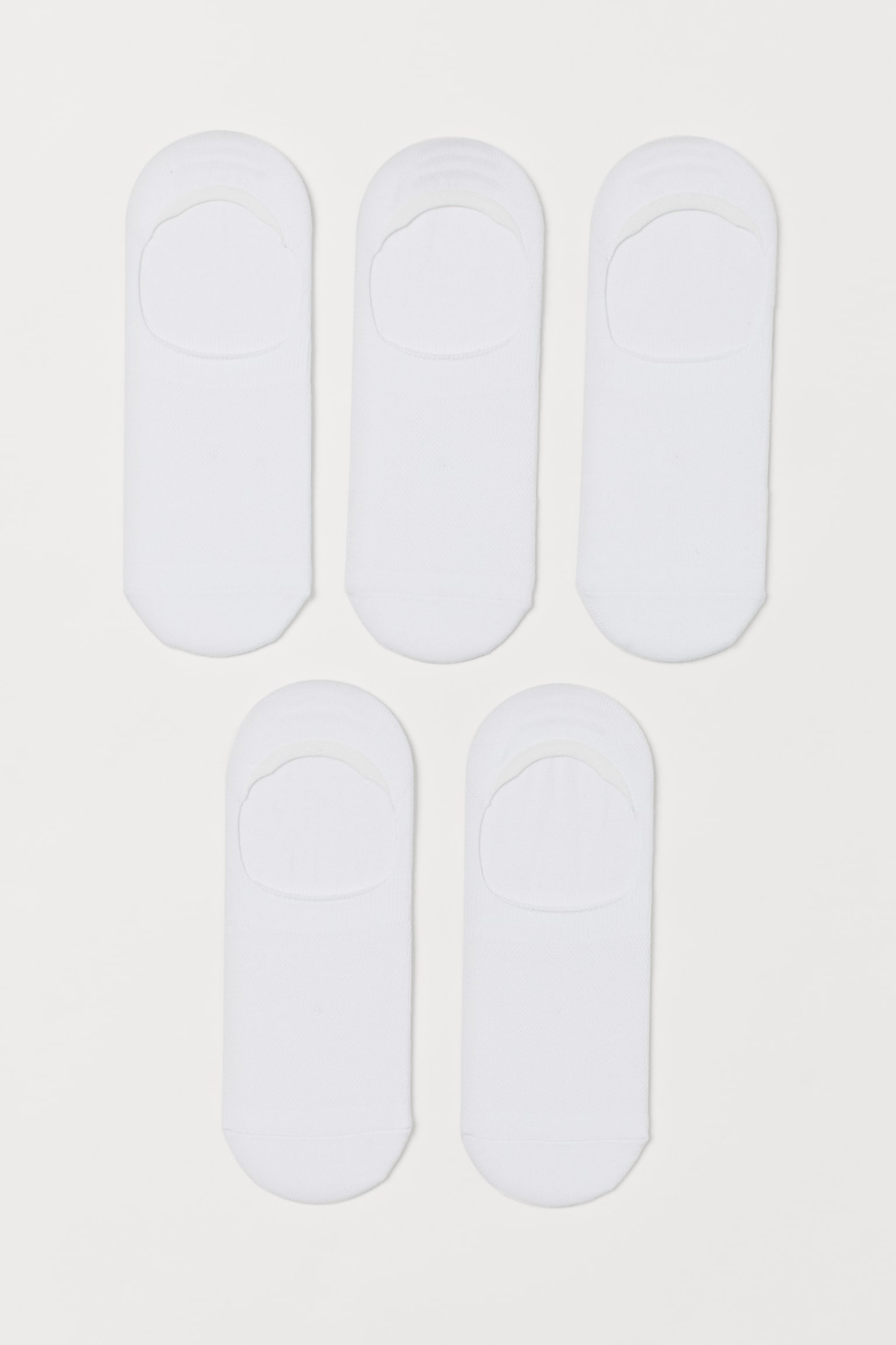 5-pack COOLMAX® socks - White/White/Grey marl/Black - 1