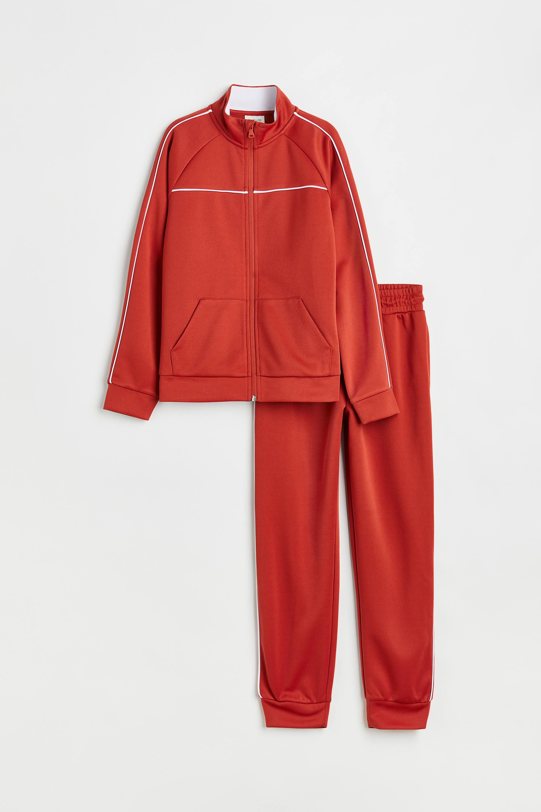 View larger image: Tracksuit - Brick red/White - Kids | H&M 1