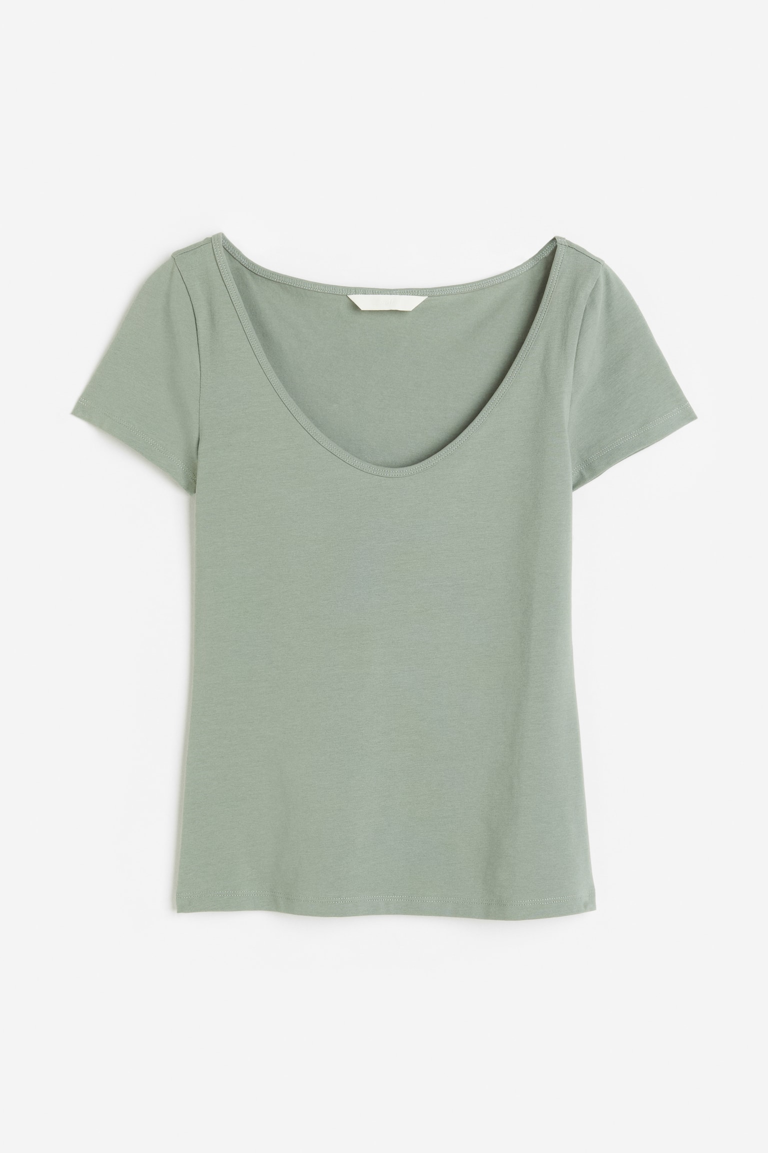 T-shirt ajusté - Vert sauge